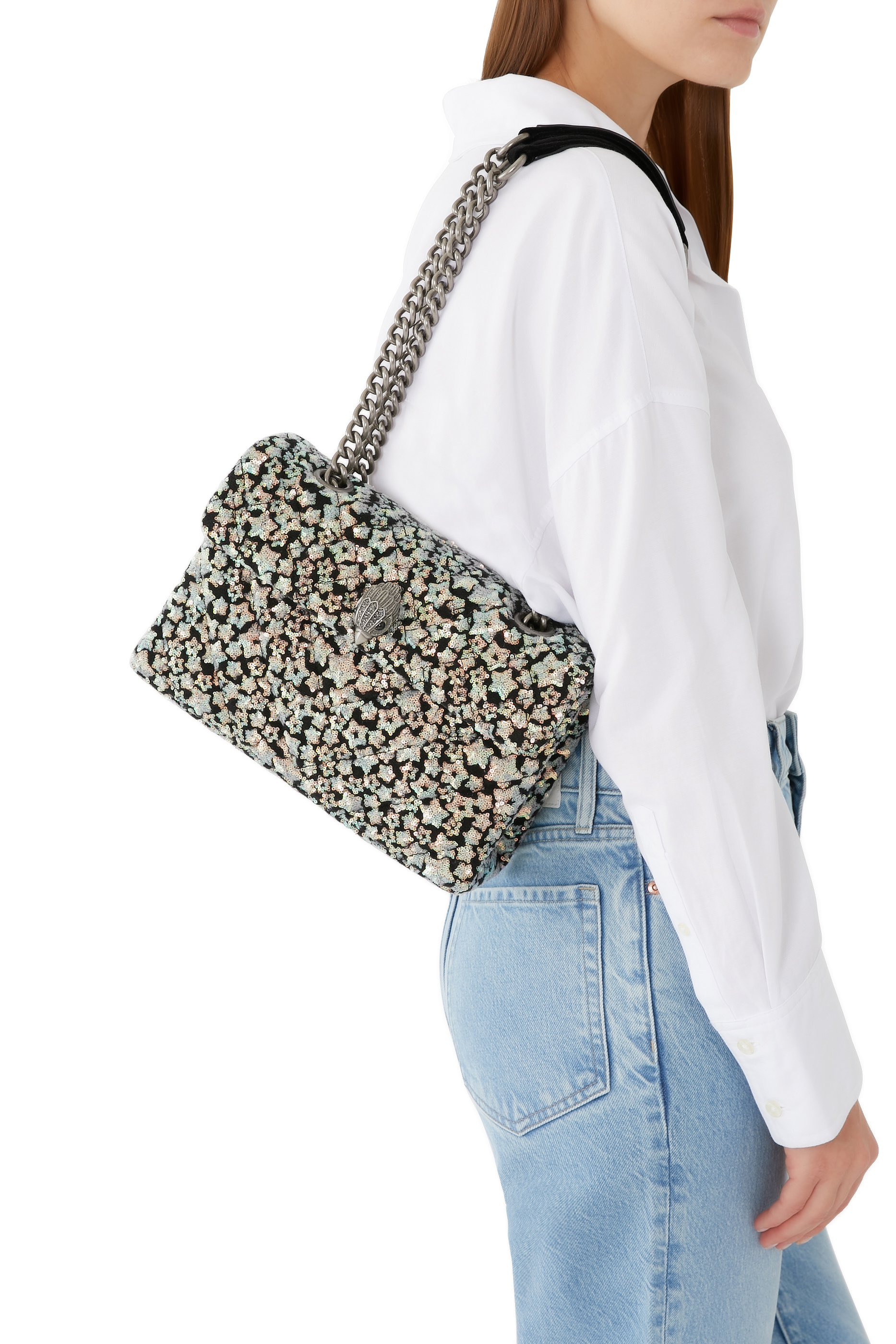 Large Sequin Star Kensington Shoulder Bag