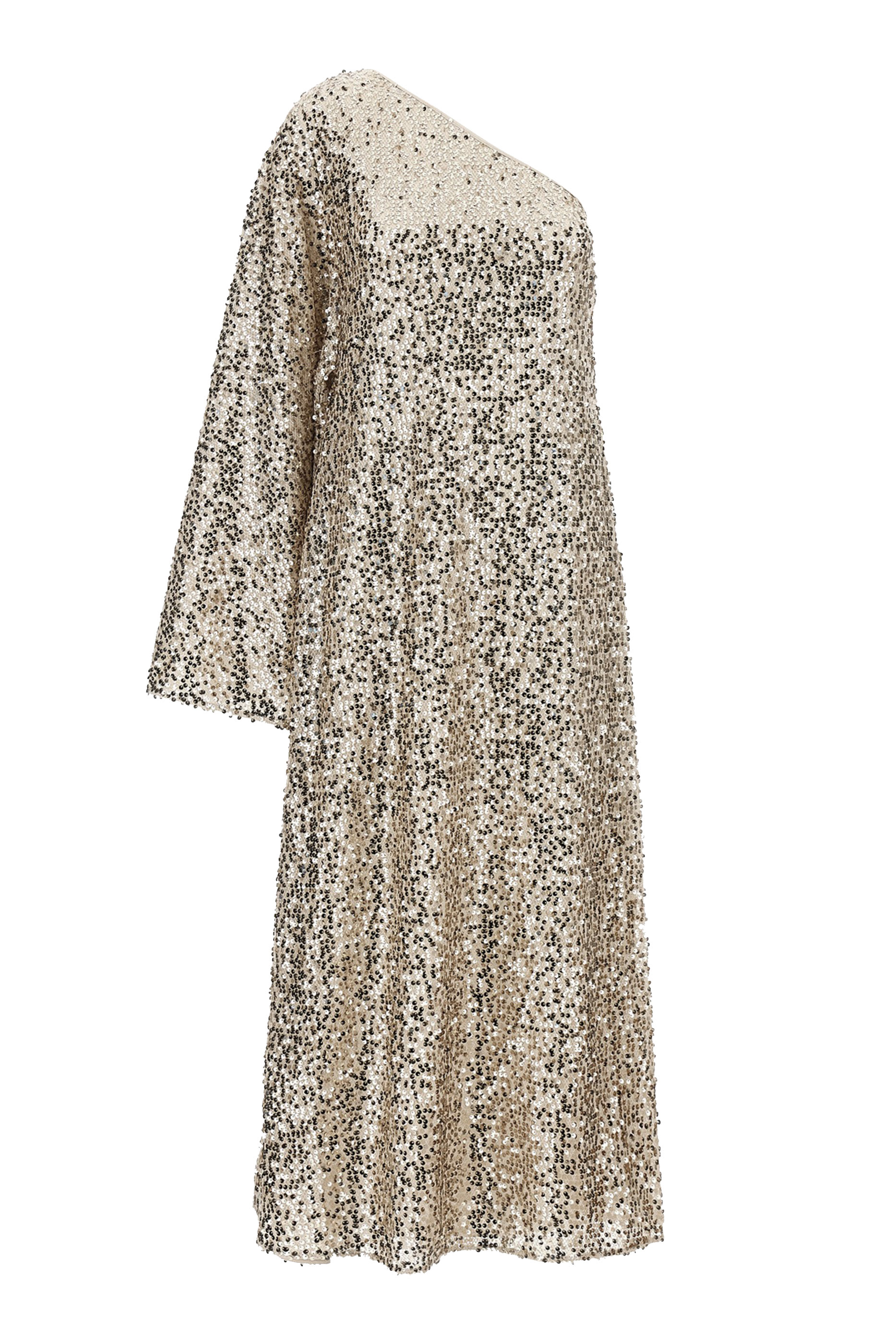 Net Sequins Maxi Dress