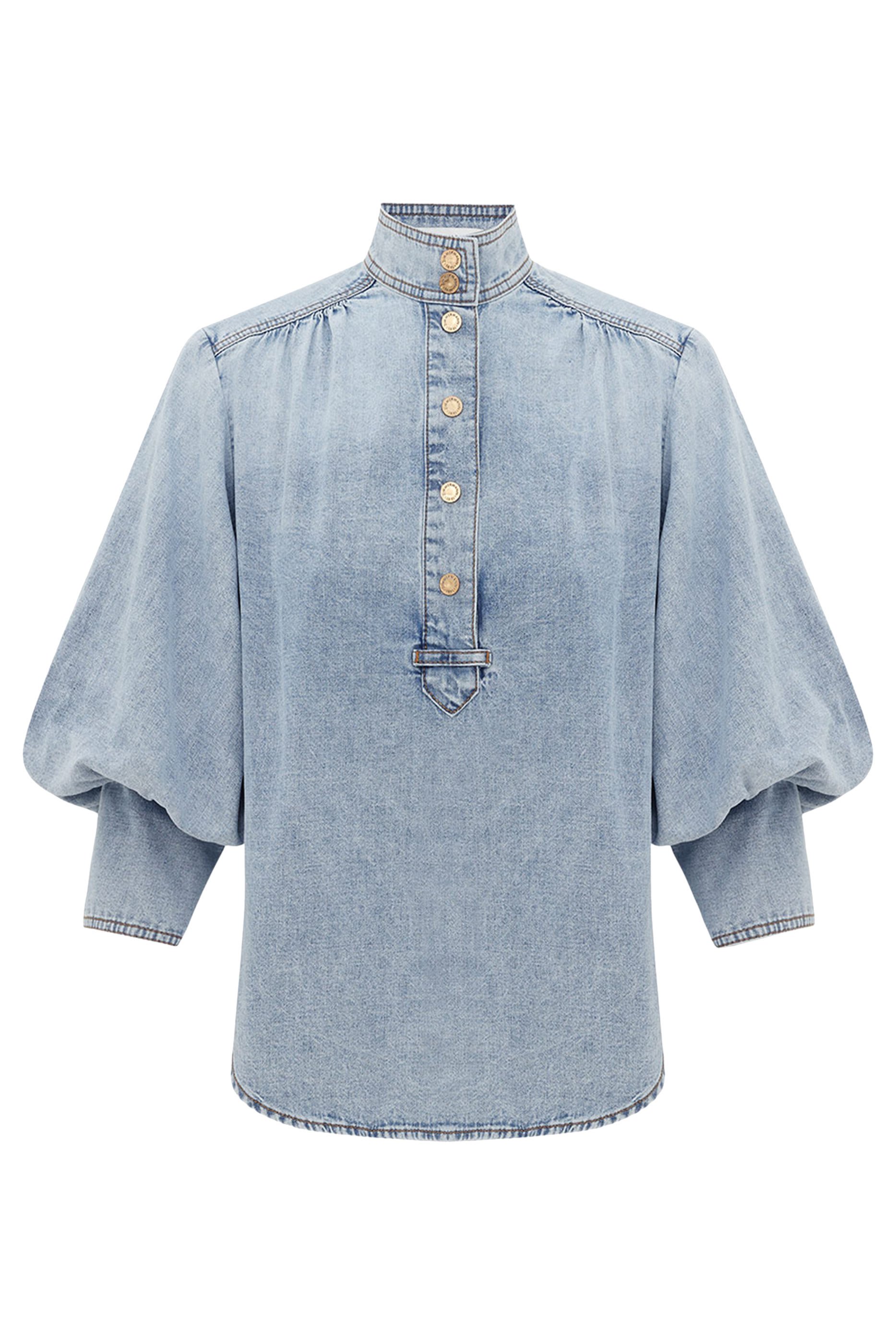 Denim Cotton Blouse