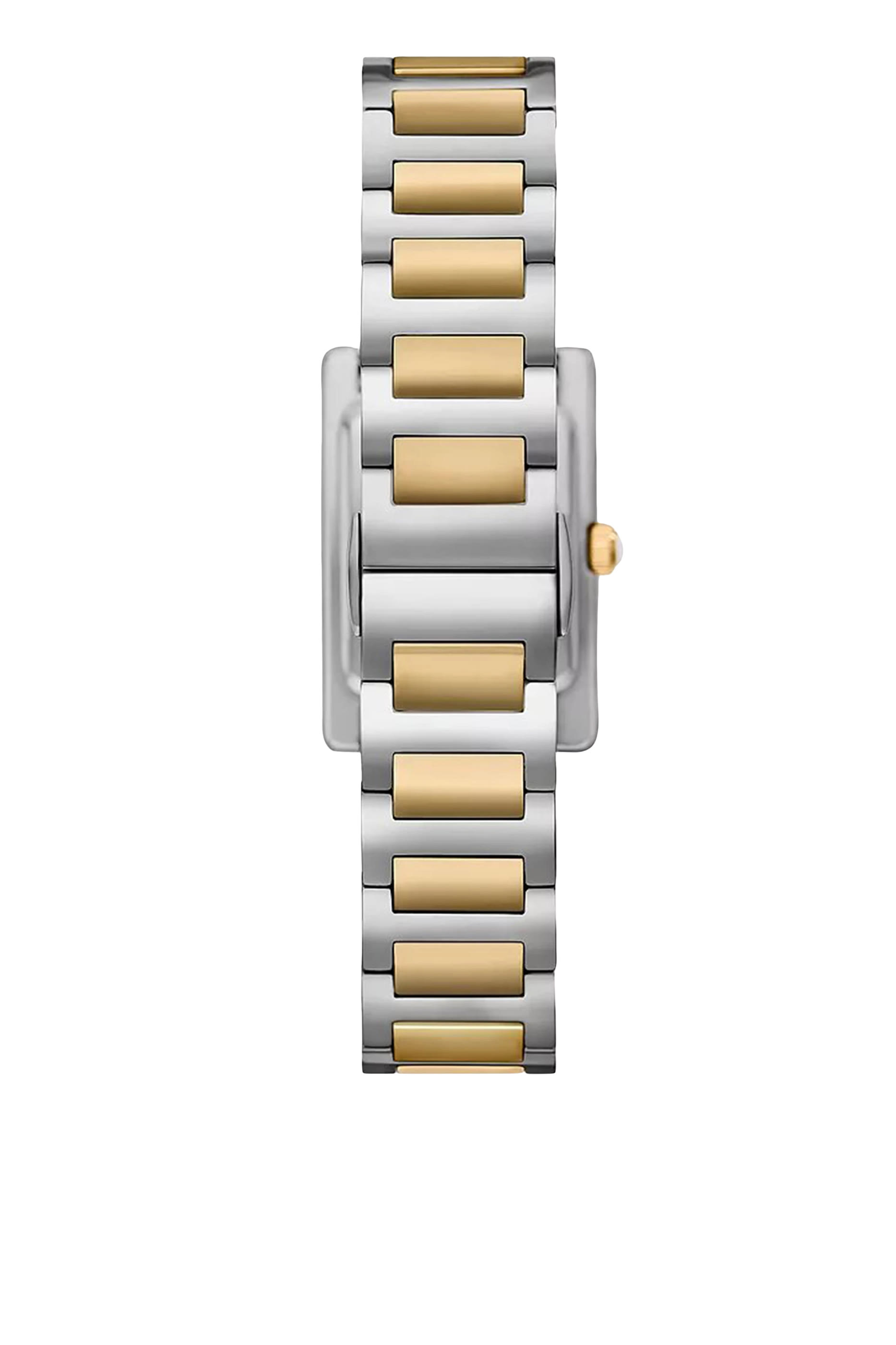 Two-Hand Two-Tone Stainless Steel Watch