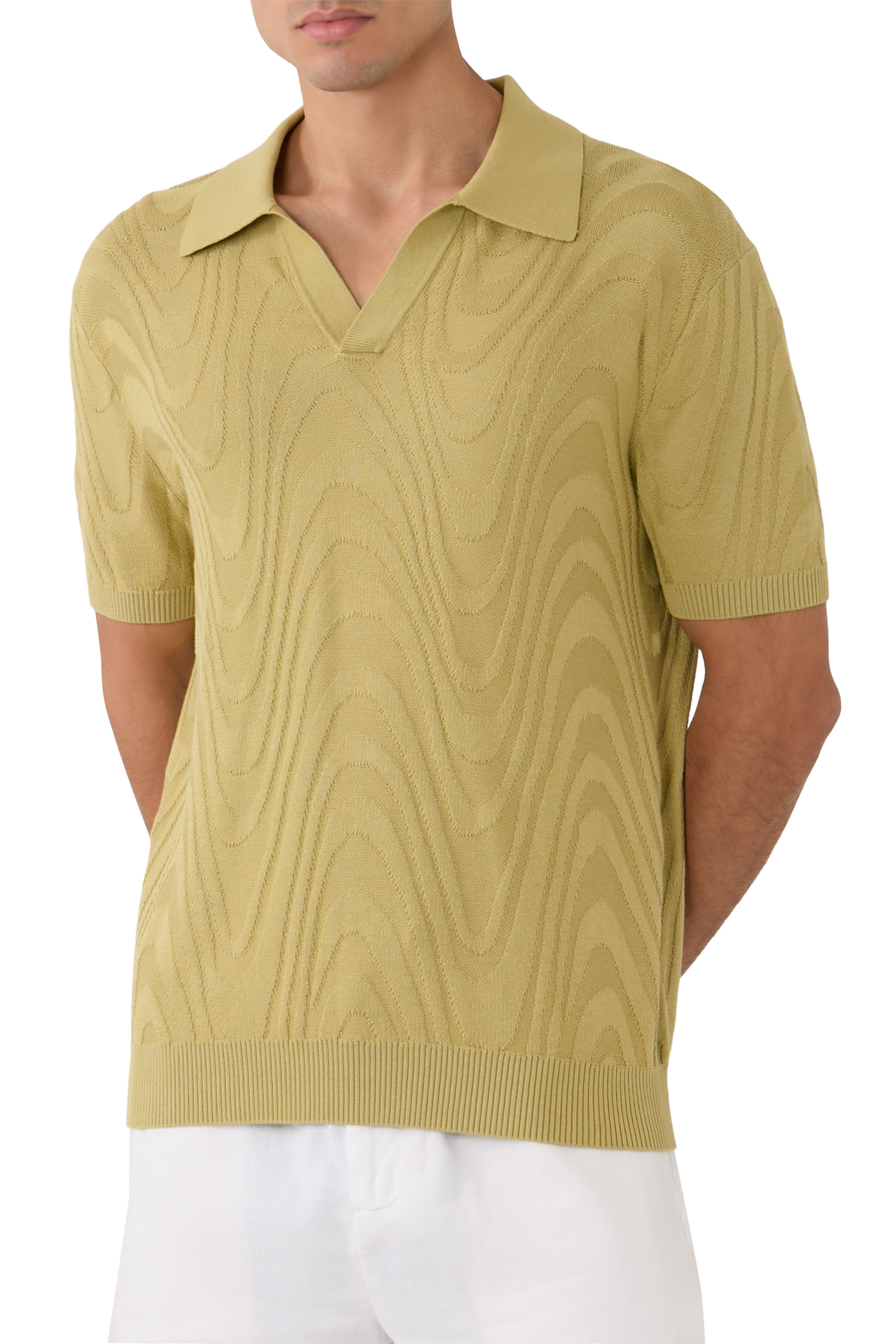 Rino Cotton-Silk Polo Shirt