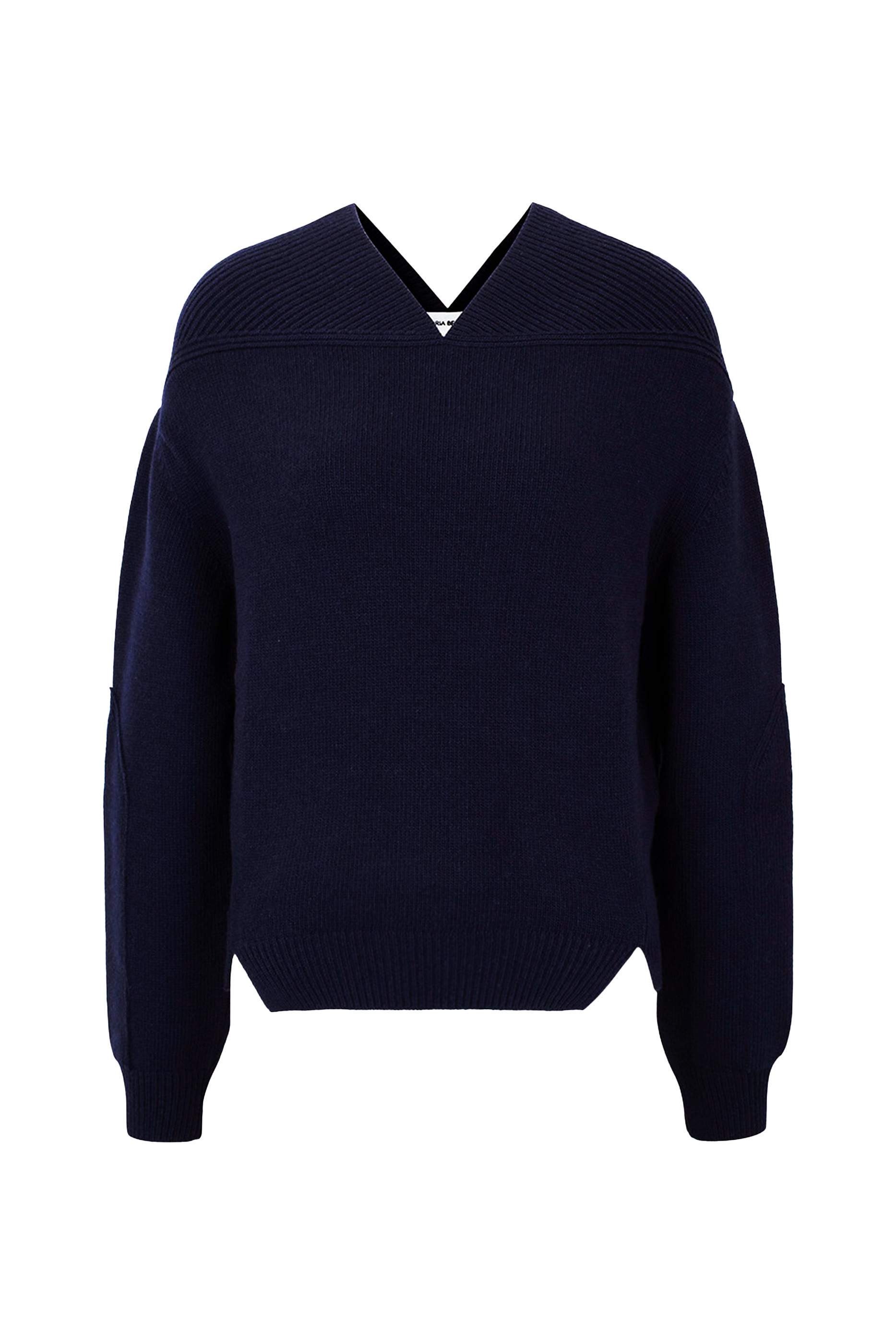 V-Neck Yoke Detail Jumper