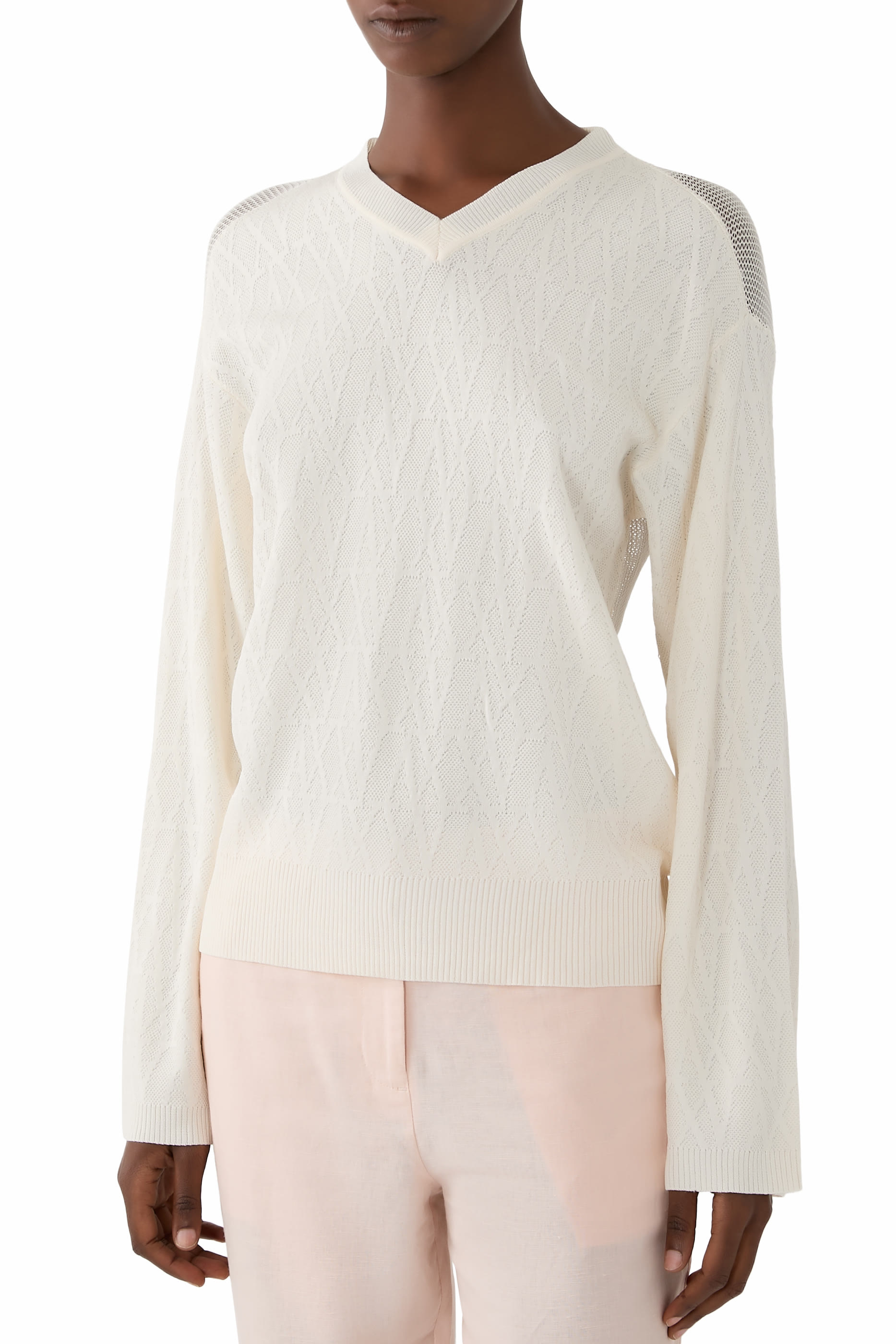 All-Over AX Logo Sweater