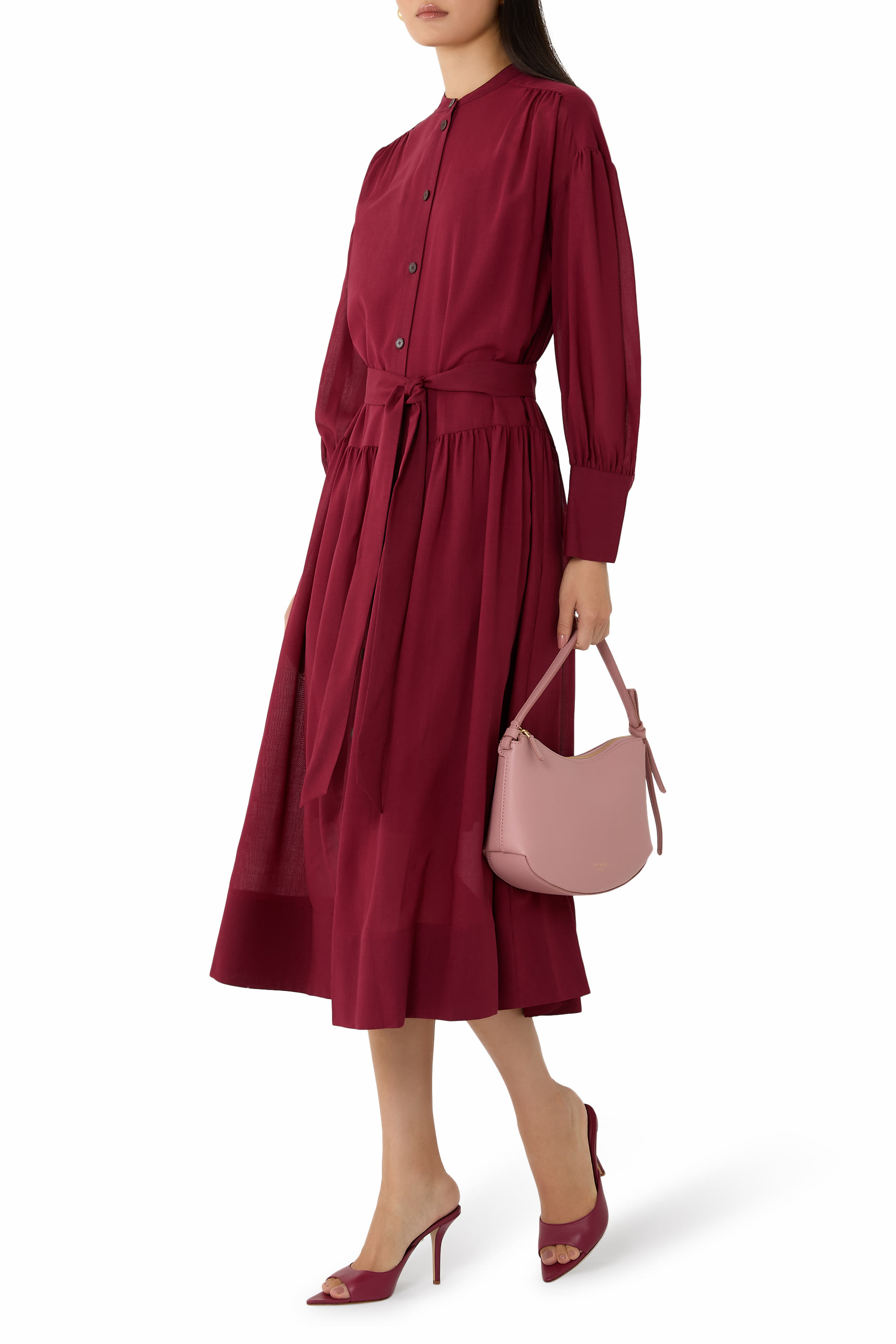 Emma Sheer Fine Wool Dress