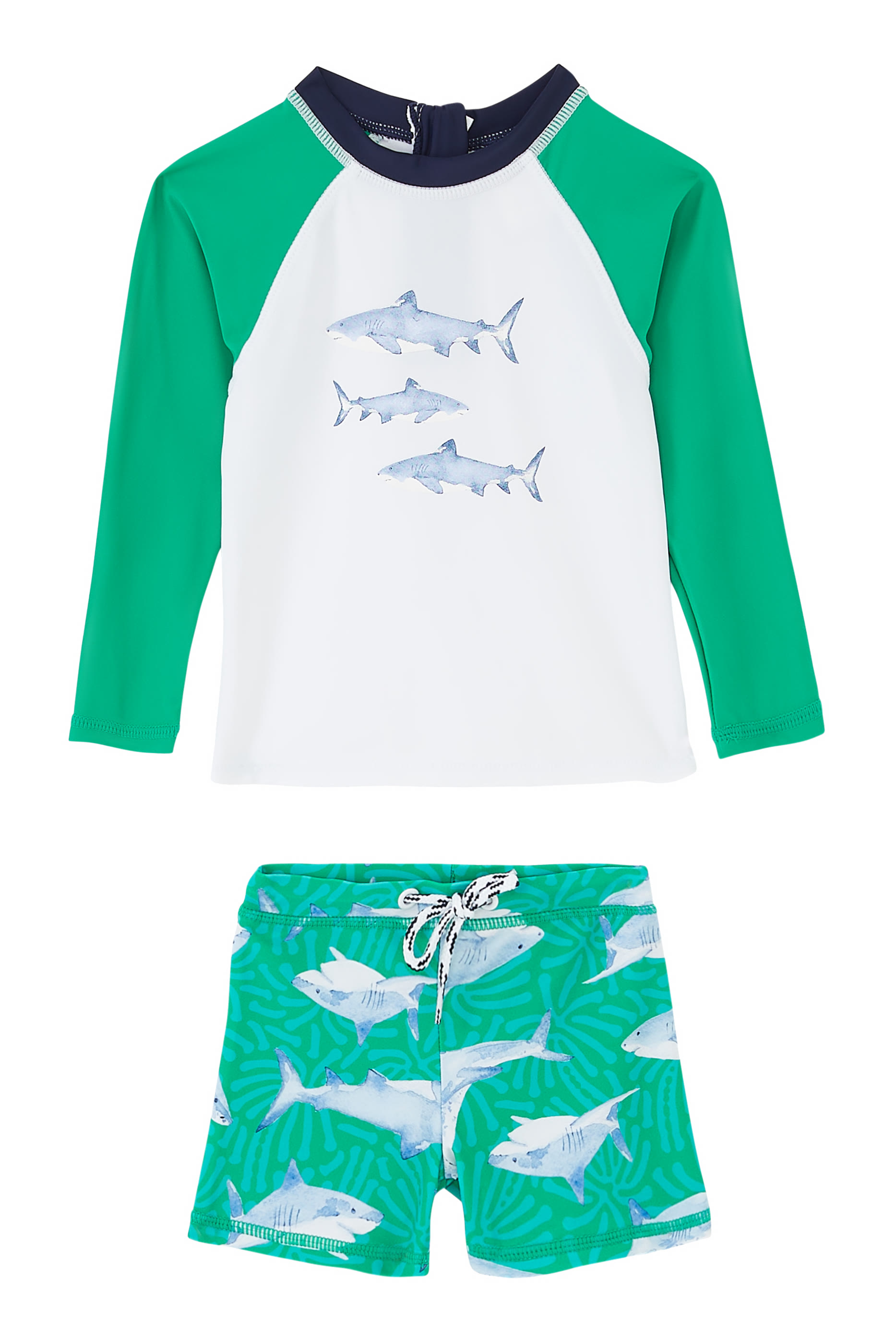 Kids Reef Shark Long Sleeve Baby Set