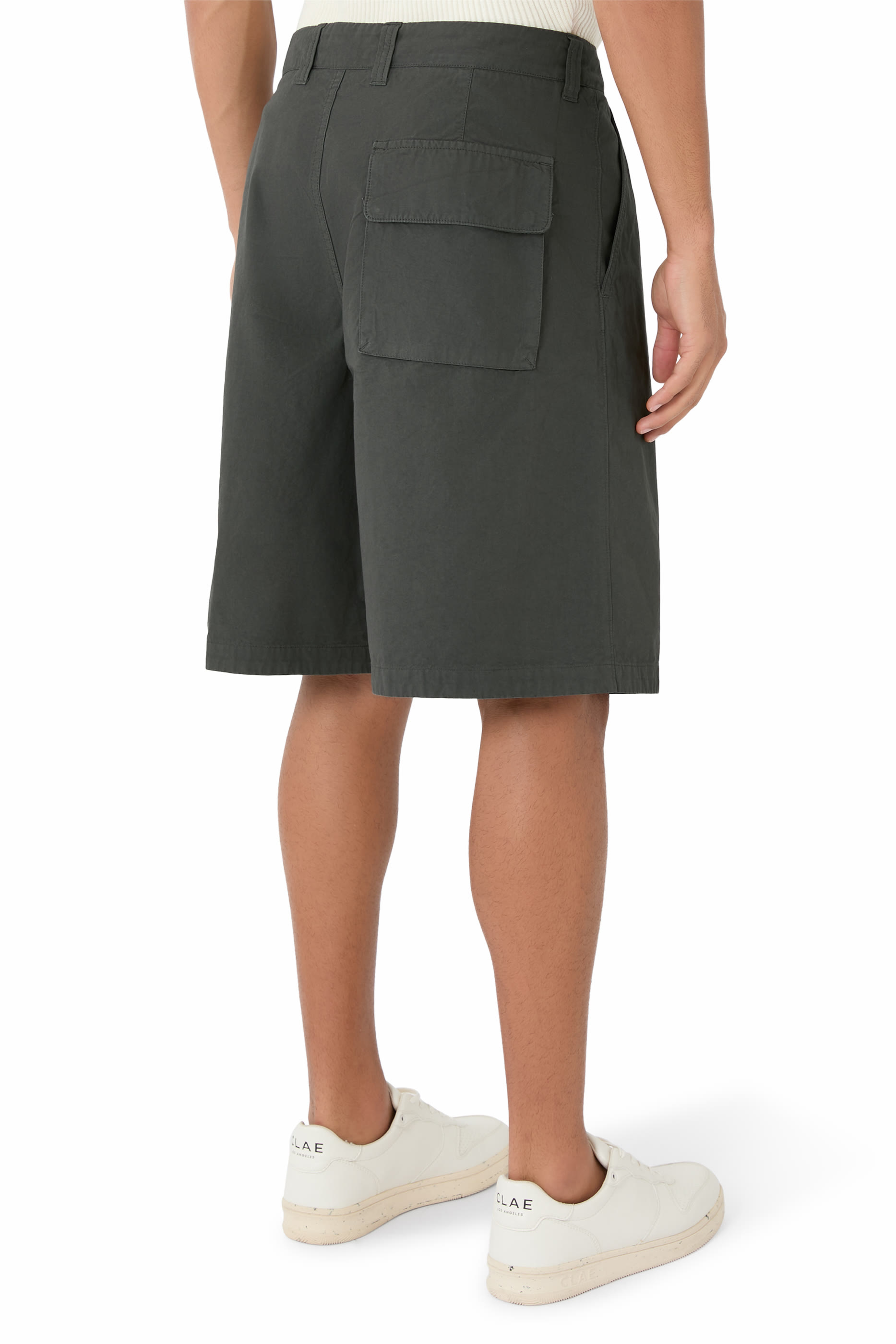 Compass-Badge Cargo Shorts