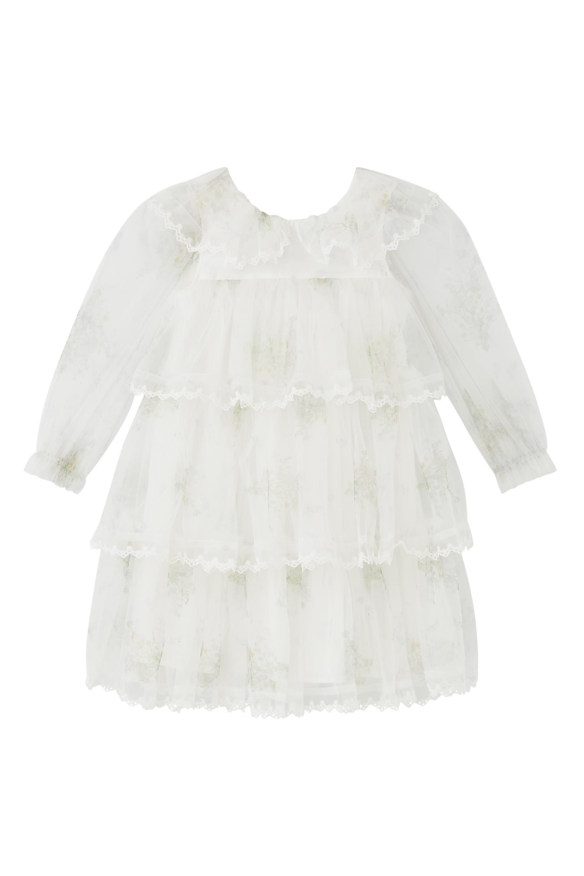Kids Floral Tulle Dress