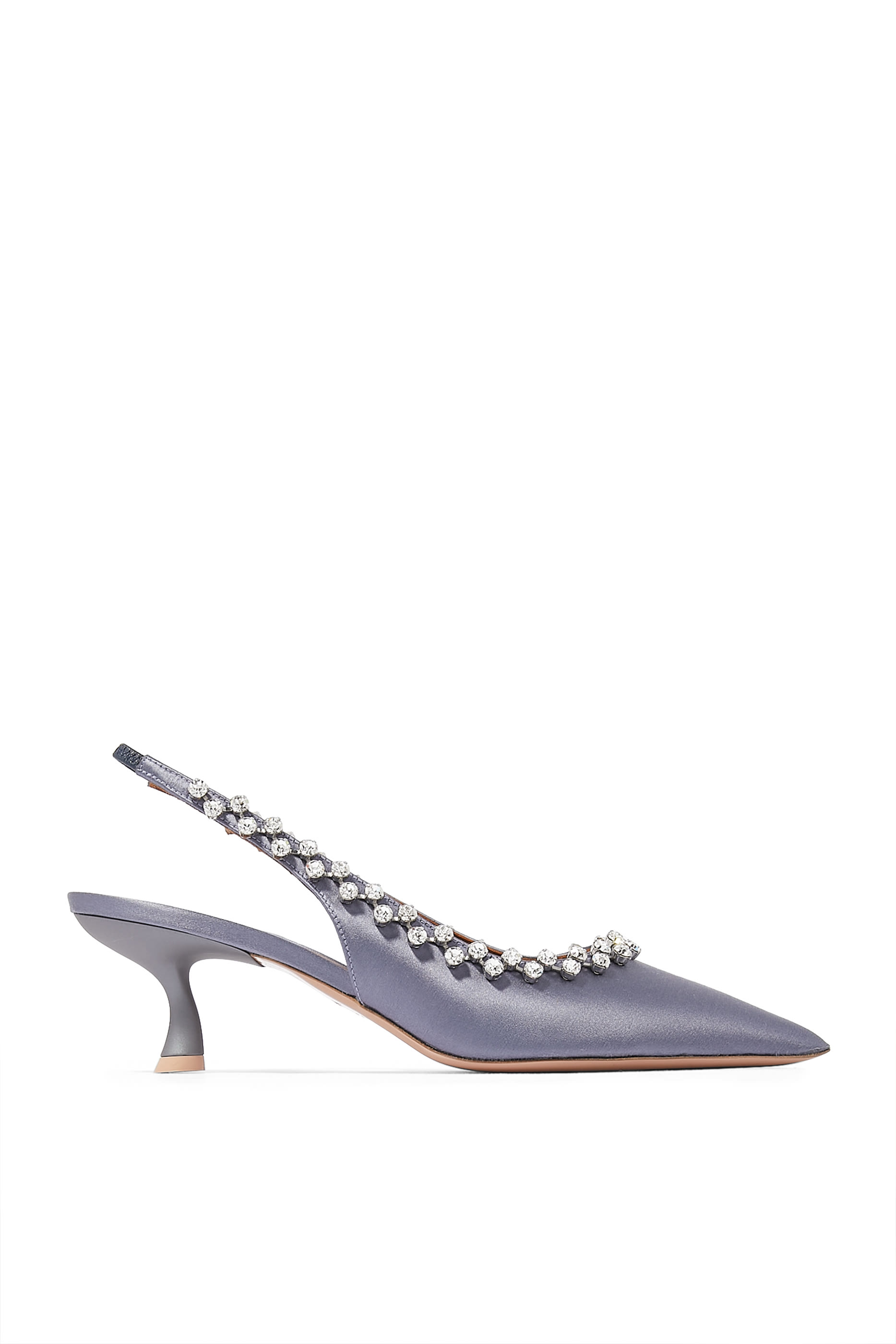 Giselle 45 Satin Slingback Pumps