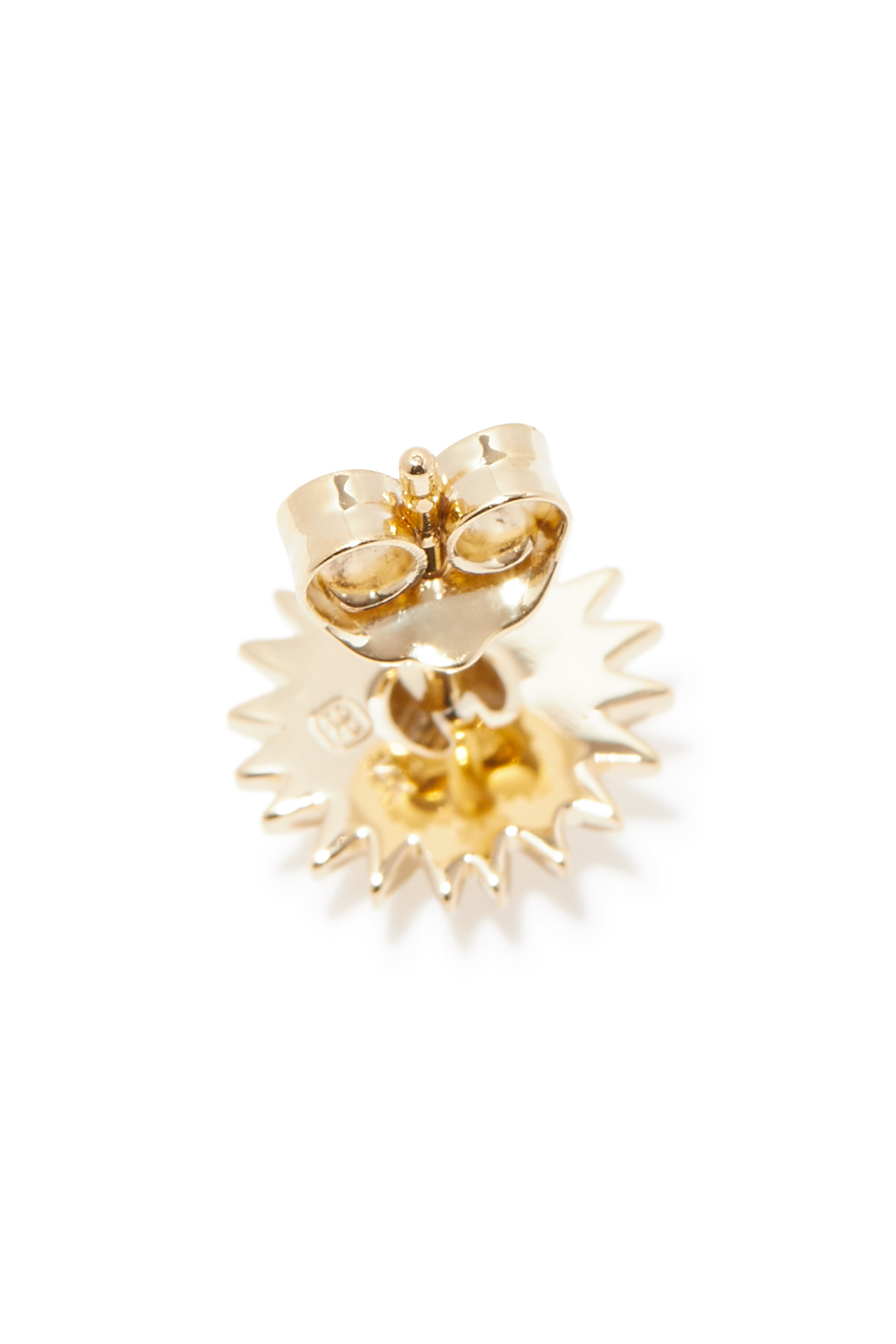 Diamond Sunburst Single Stud Earring