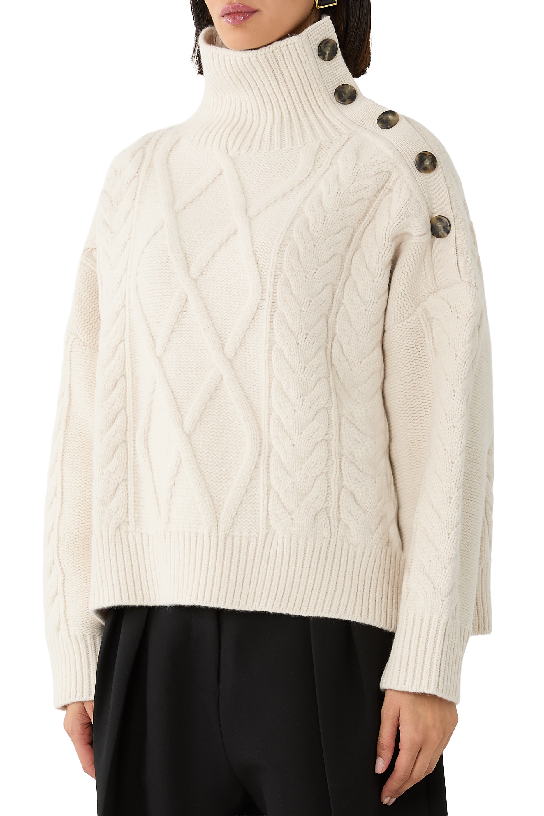 Cable-Knit Sweater 