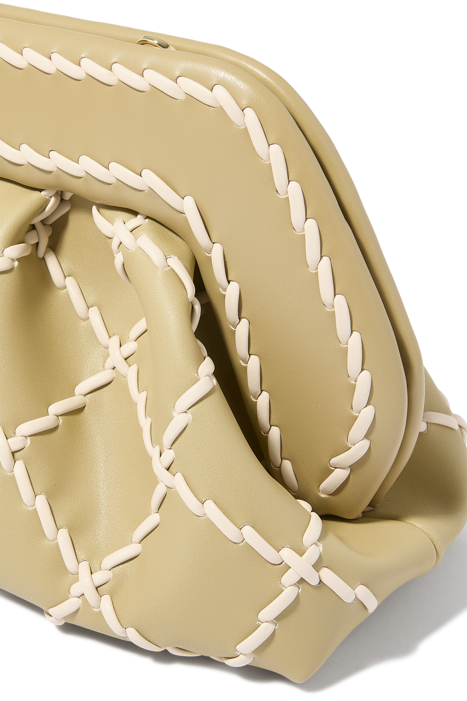 Tia Lace Bamboo Clutch Bag