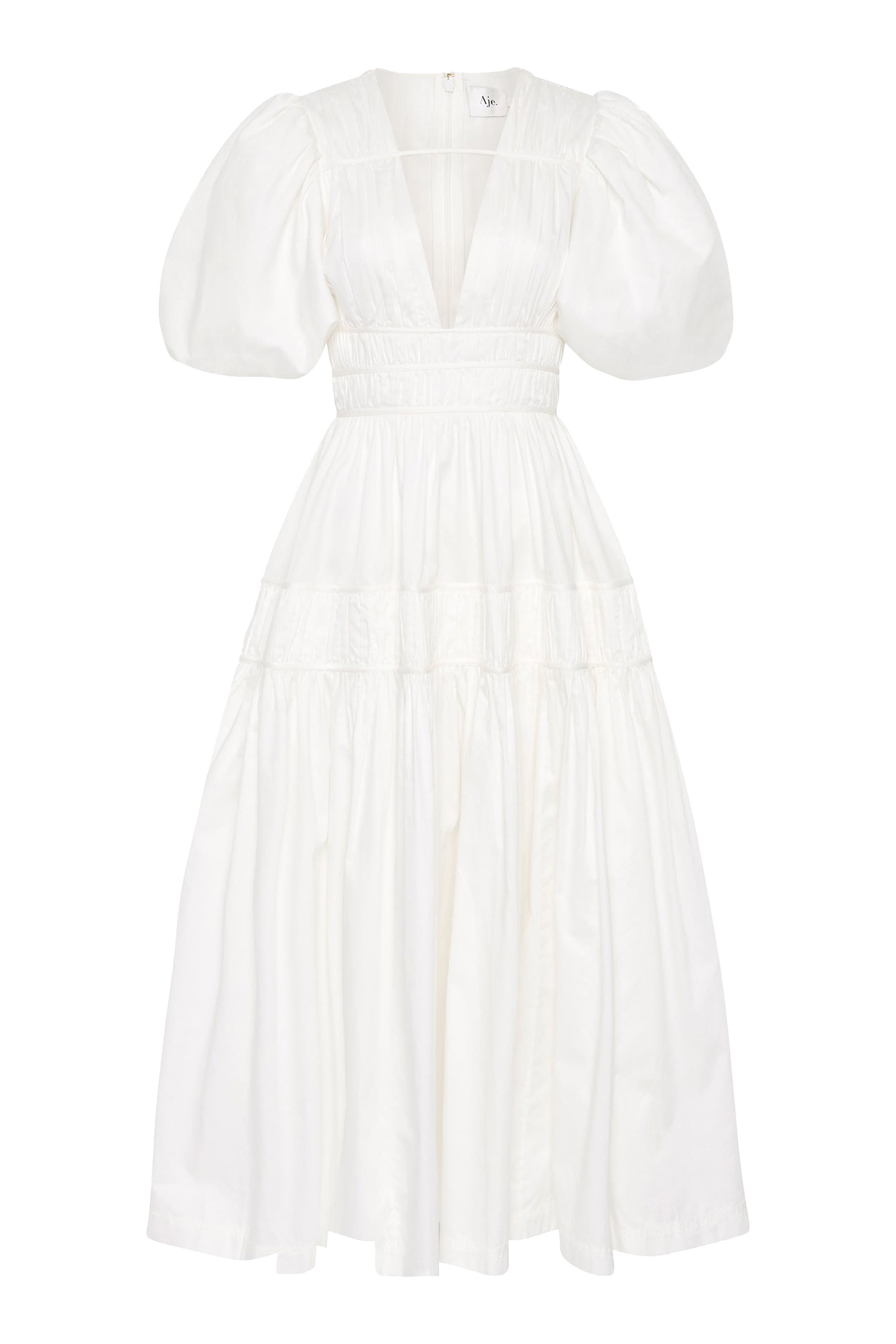 Fallingwater Ruched Midi Dress