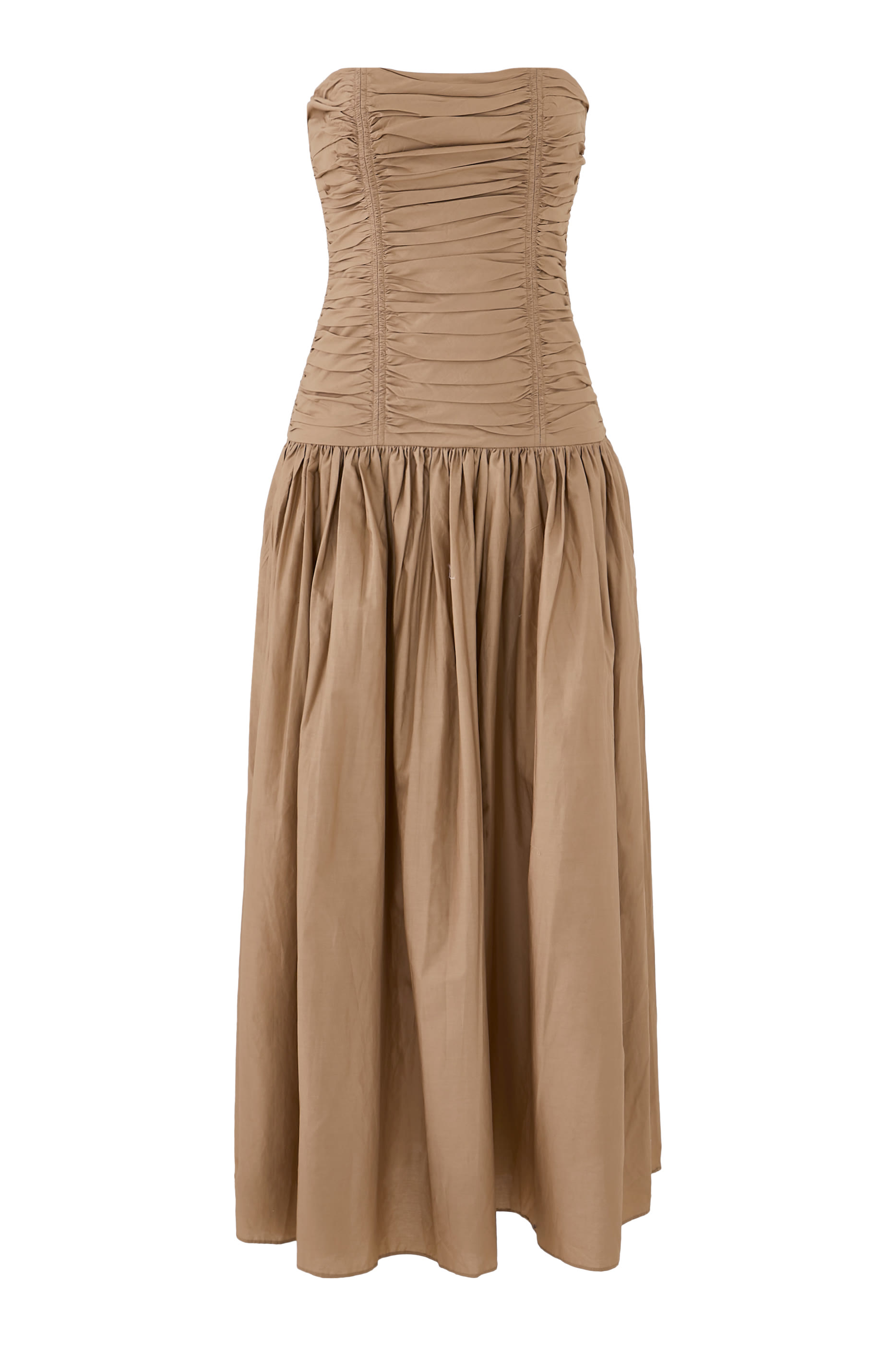 Strapless Drop Waist Dress