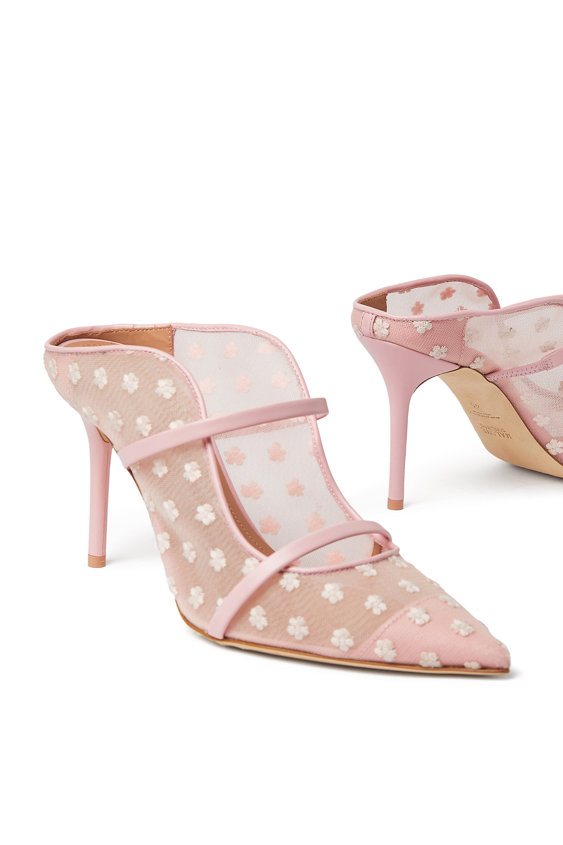  Maureen 85 Floral Mesh Mules