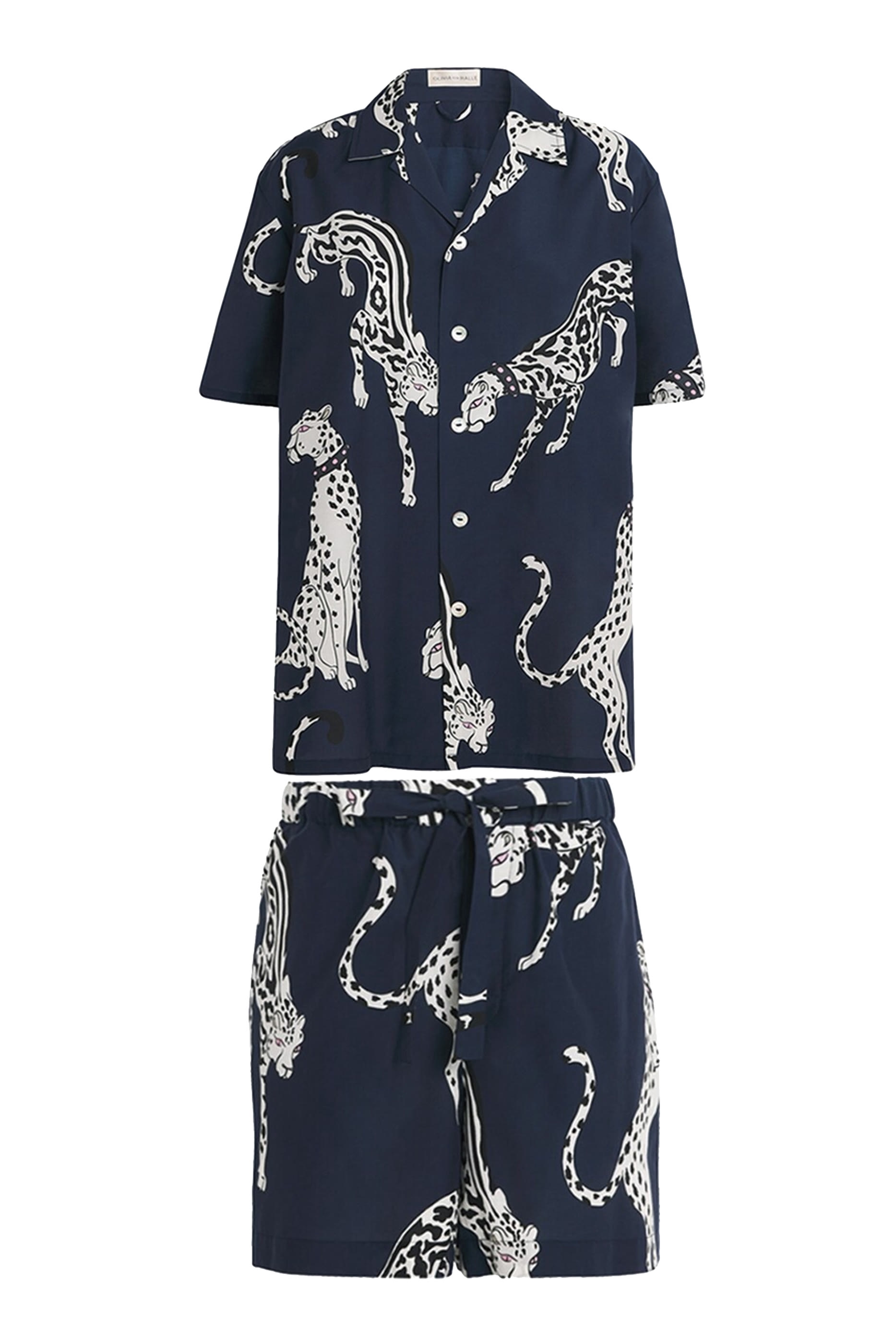 Emeli Ziegfeld Leopard Pajama Set