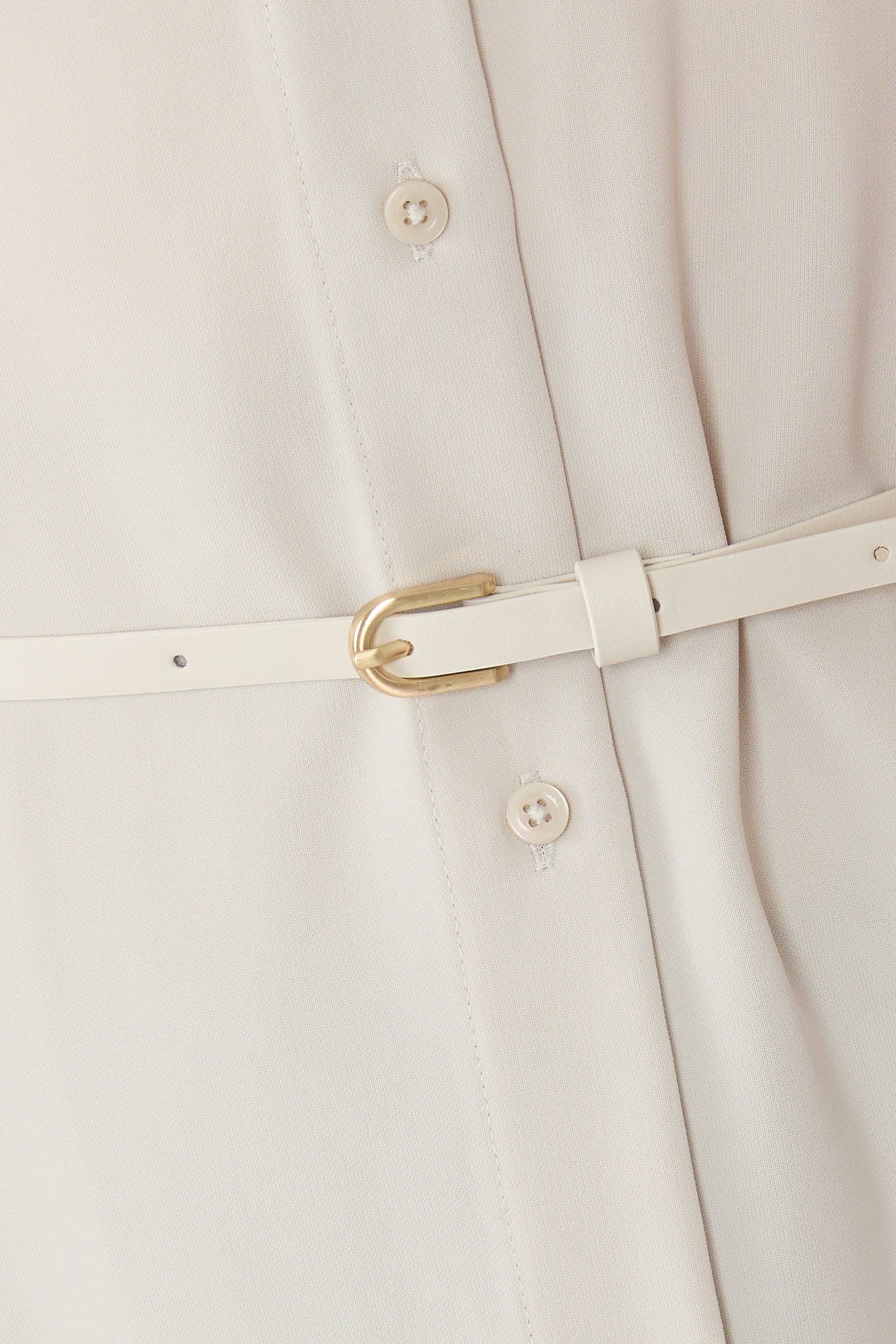 Belted Long Sleeves Shirt