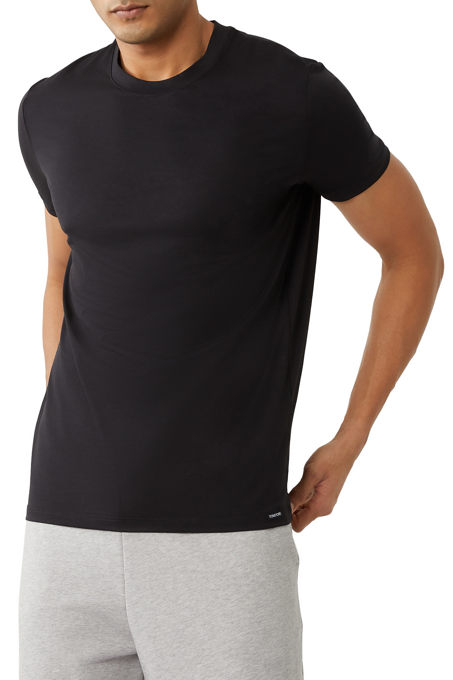 Cotton Modal Crewneck T-Shirt