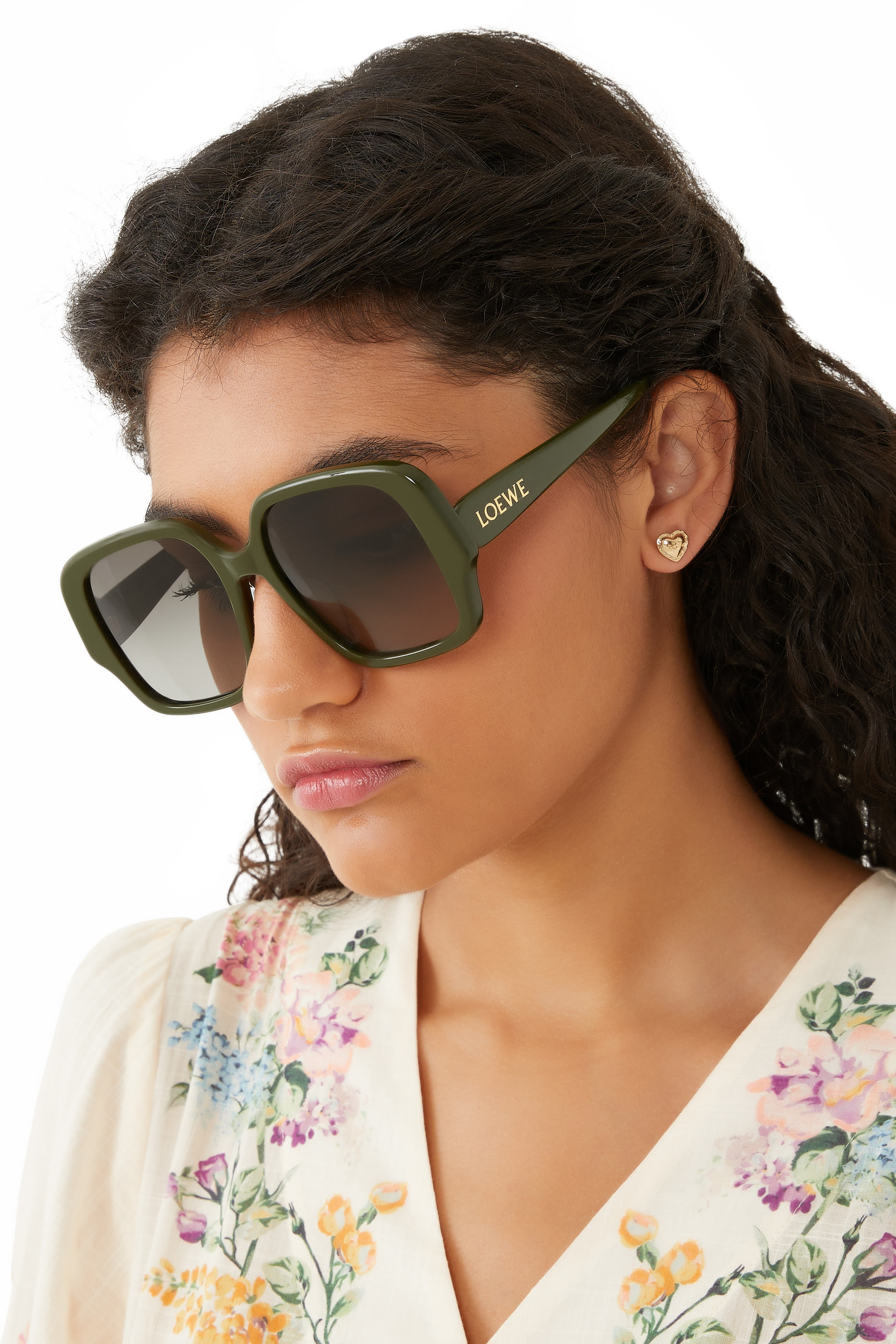 Square Slim Sunglasses