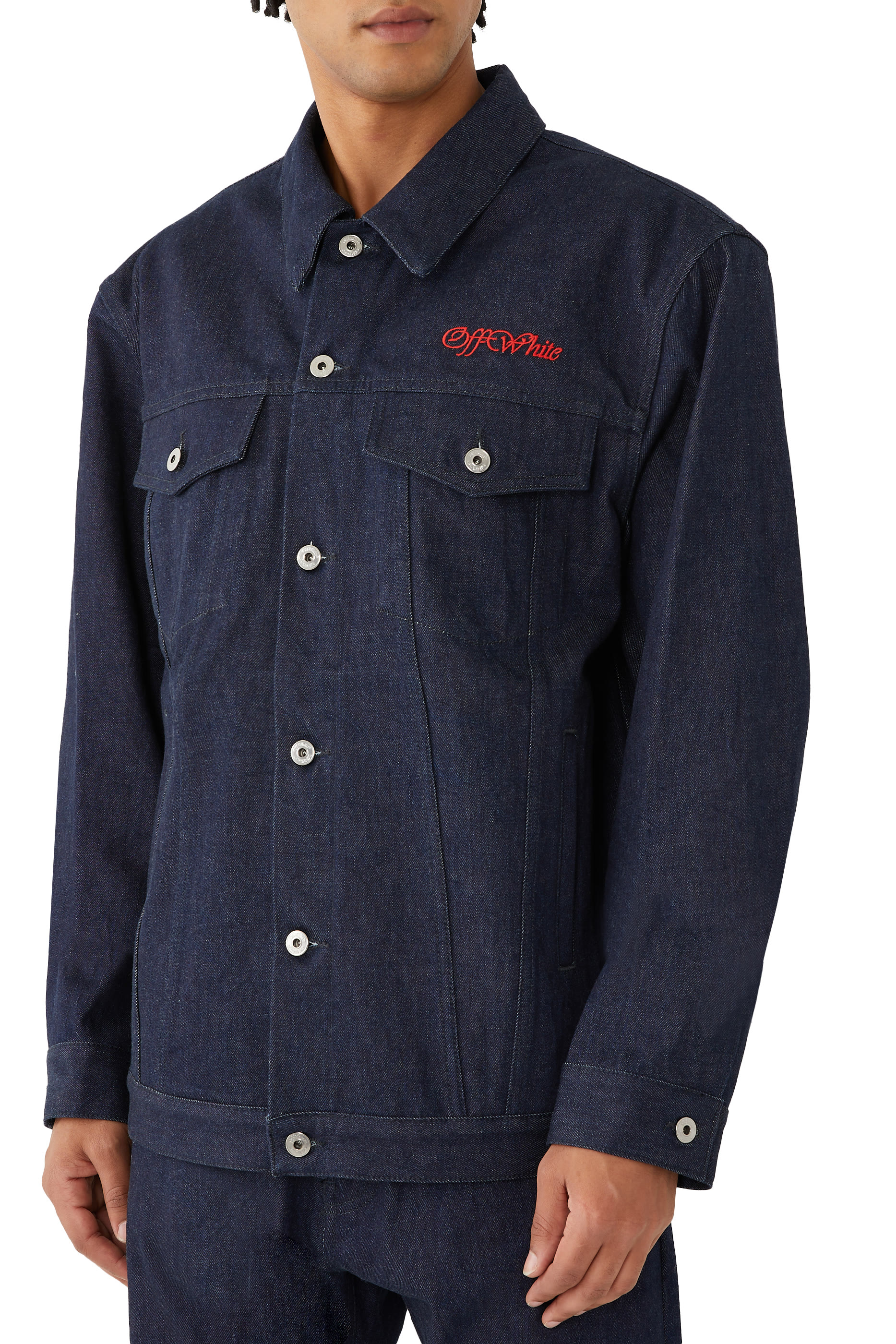 Script Skate Raw Denim Jacket