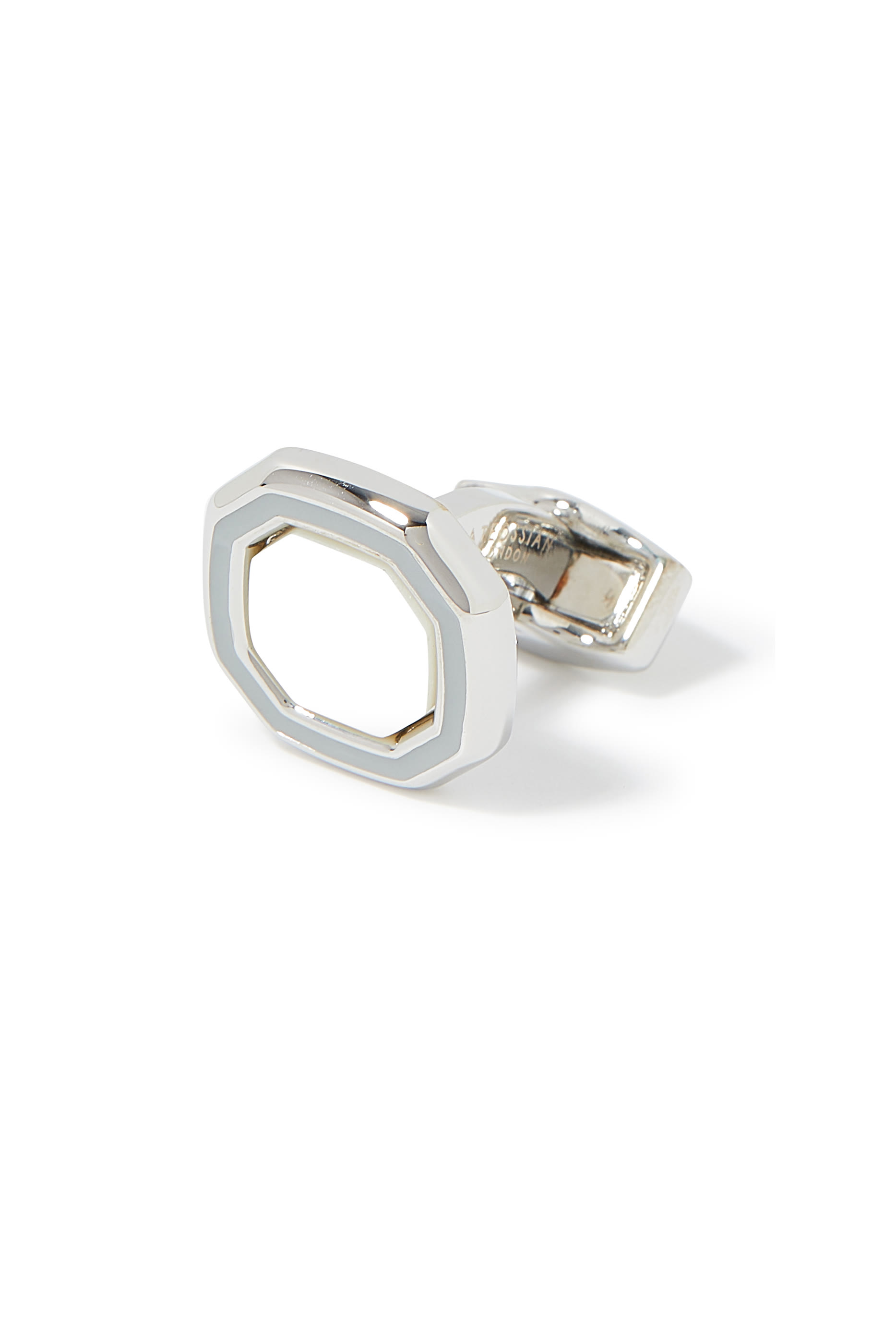 Octagon Semi-Precious Cufflinks