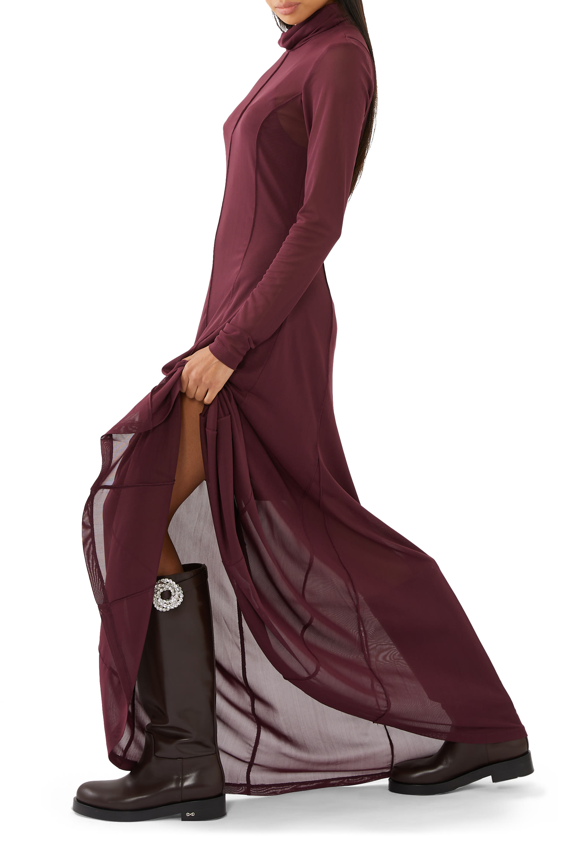 Galaxy Leather Riding Boots