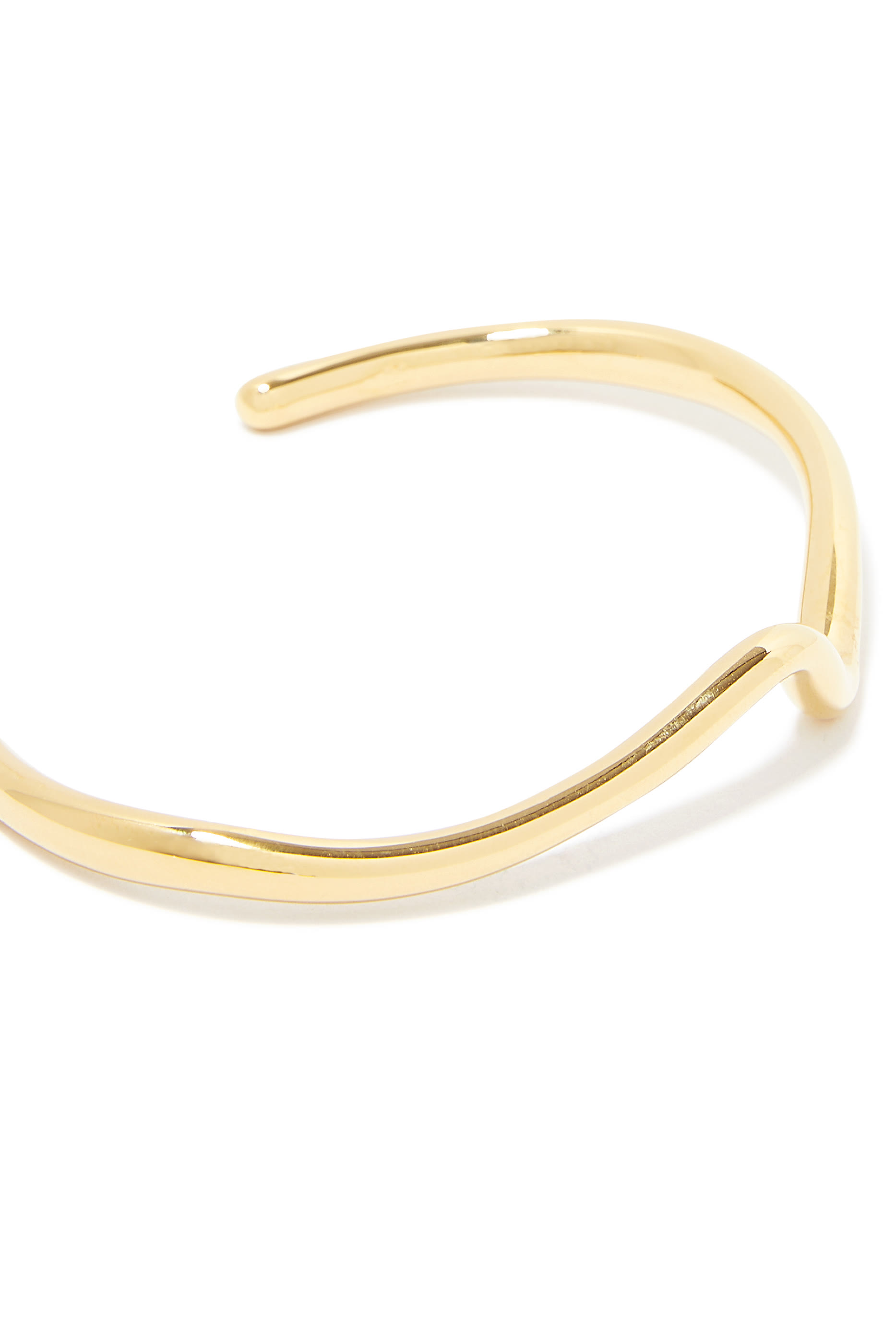 Molten Wave Cuff Bracelet, 18k Yellow Gold