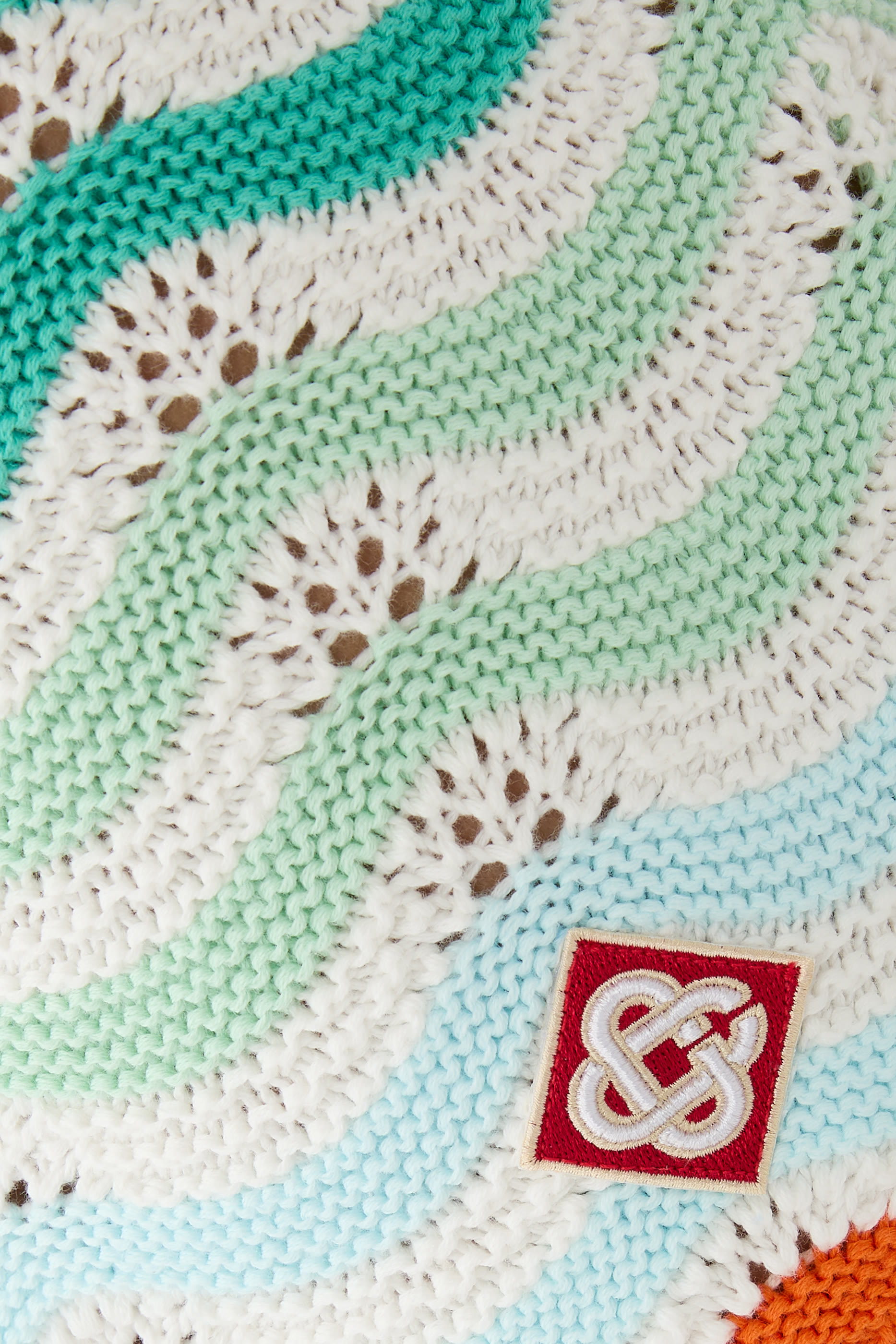 Gradient Wave Mini Skirt