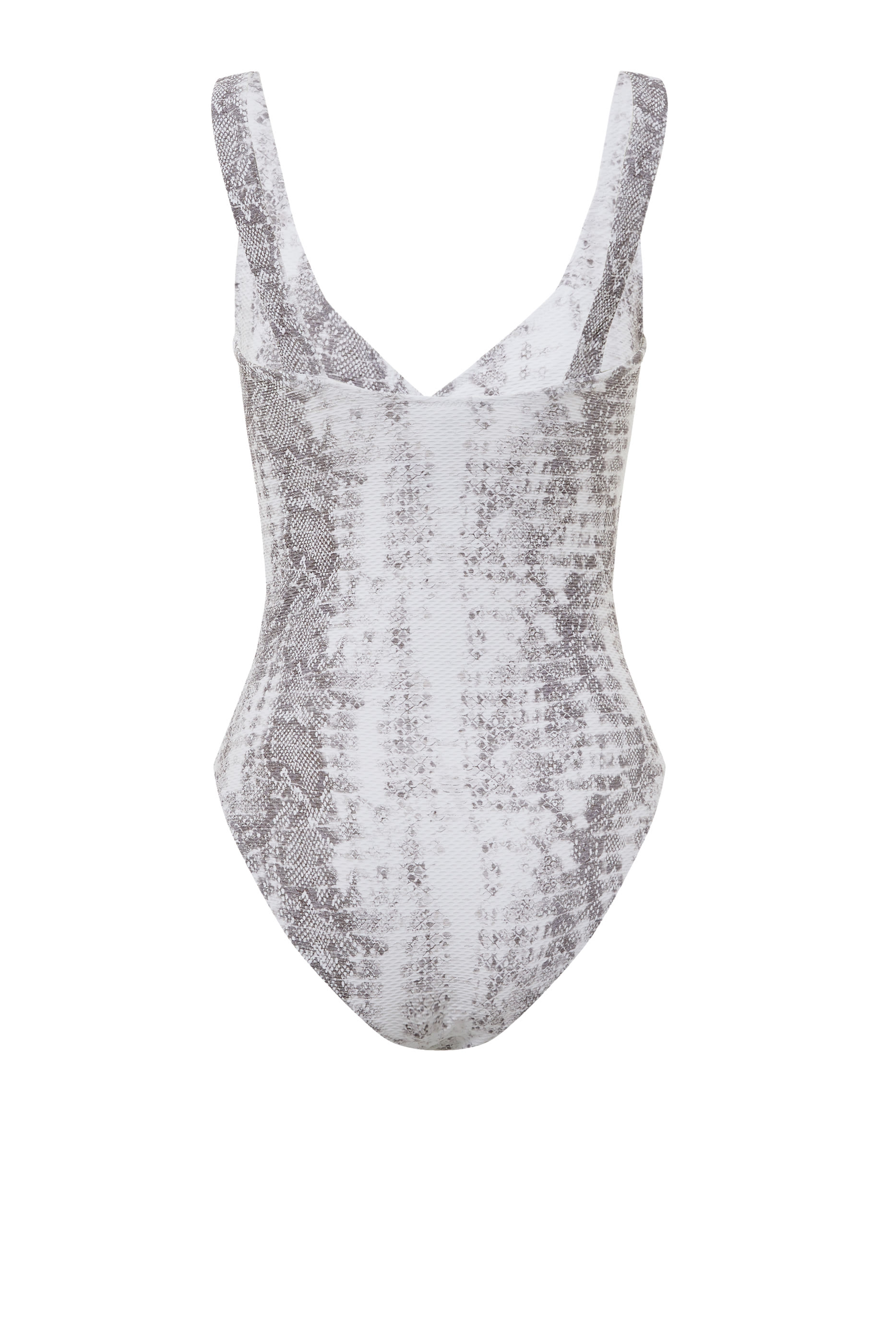 Core Snake Print One Piece