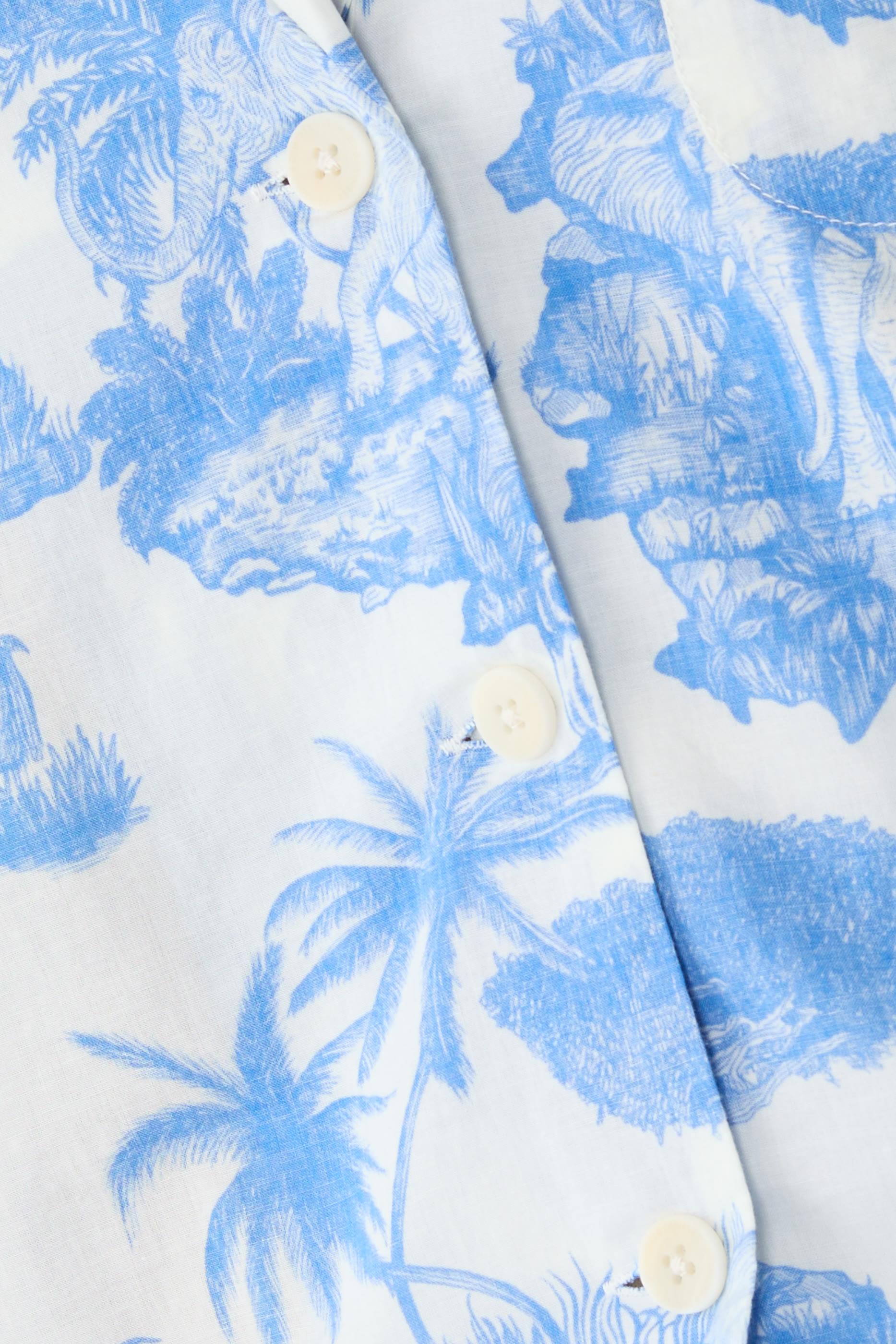 Jaguar Boxy Shirt and Wide-Leg Trousers Set