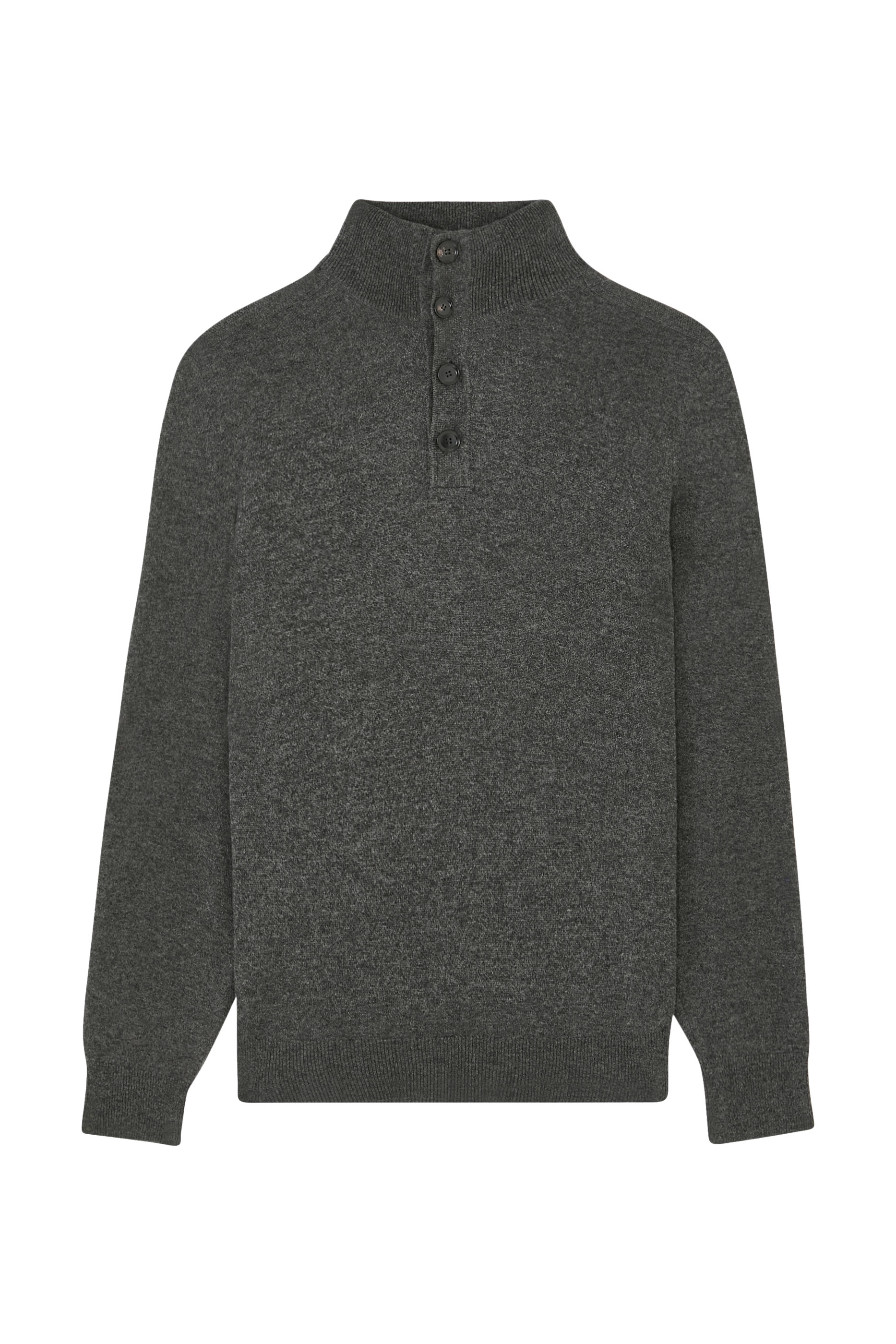 Mock Neck Knit Polo