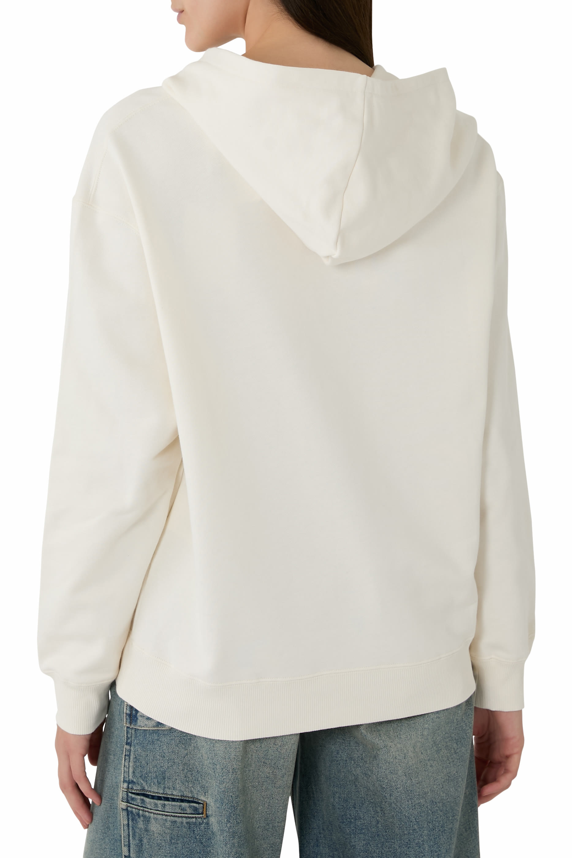 Scarf Embroidered Hoodie