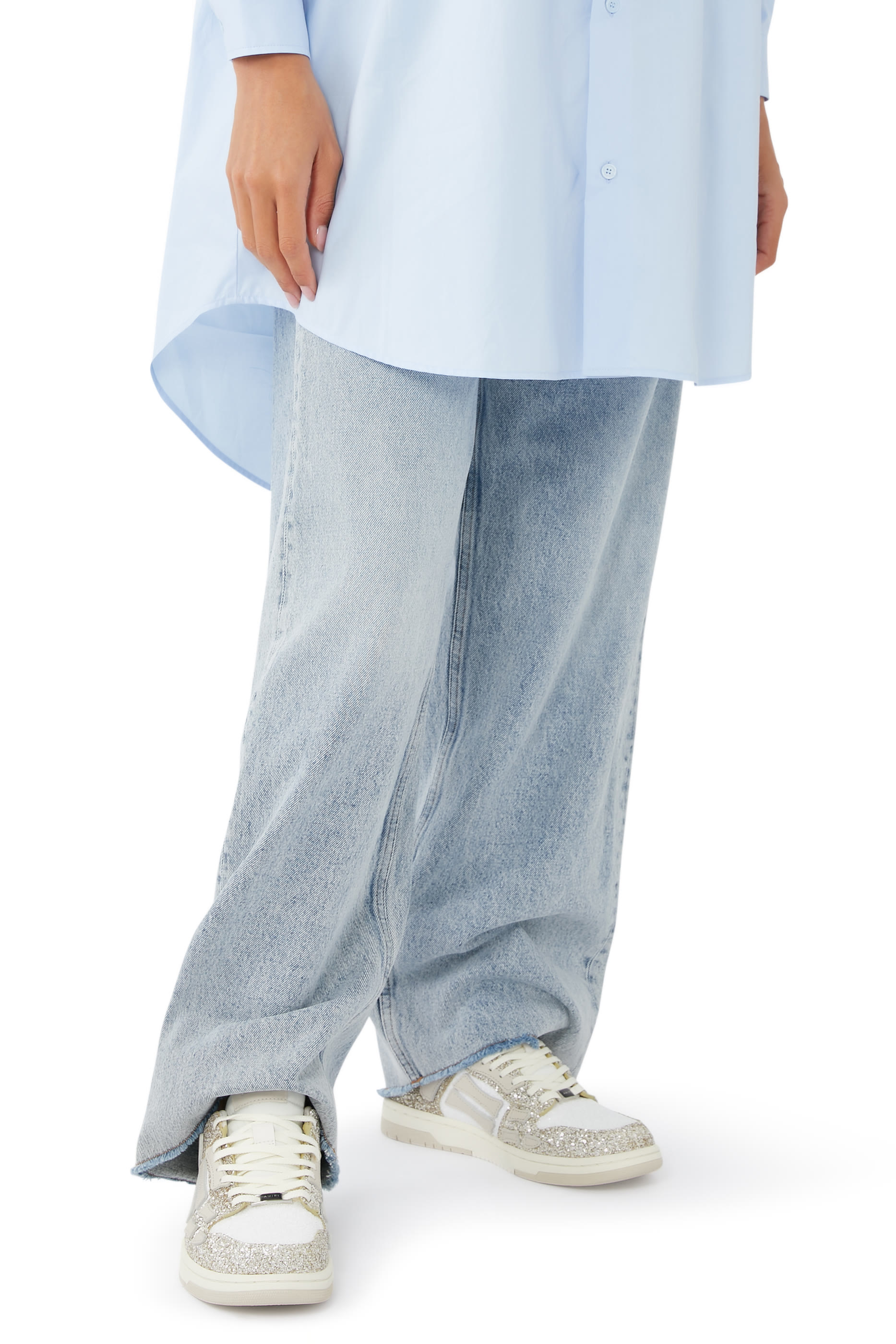 Glitter Skel Low-Top Sneakers