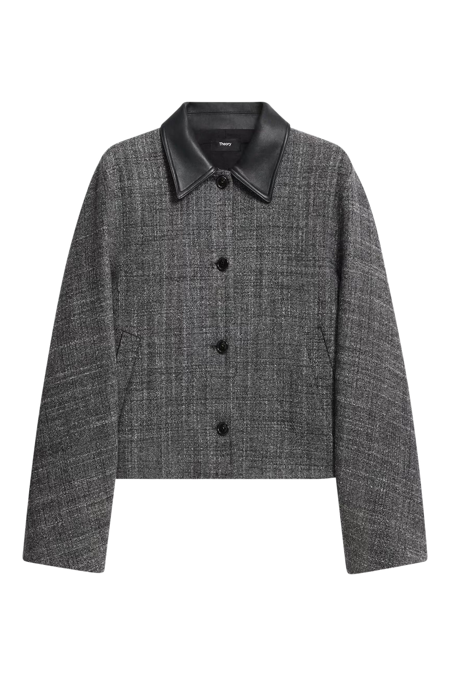 Curve Sleeve Jacket in Malfile Wool