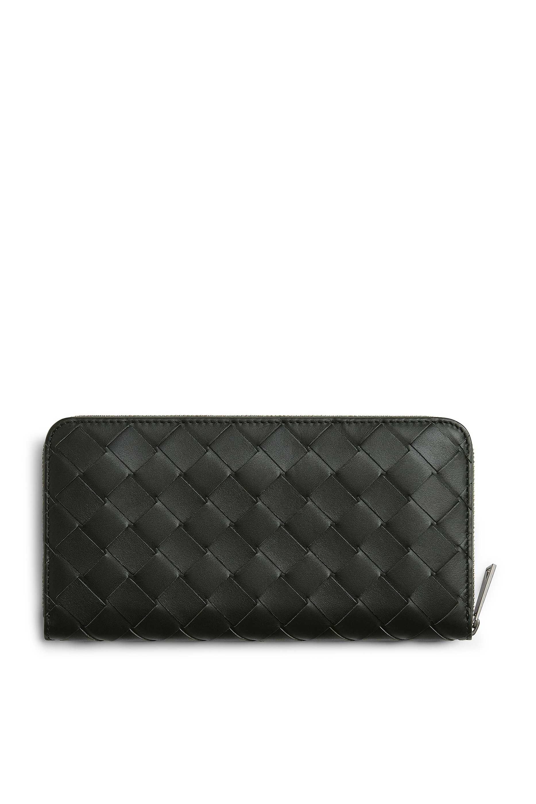 Intrecciato Zip Around Wallet