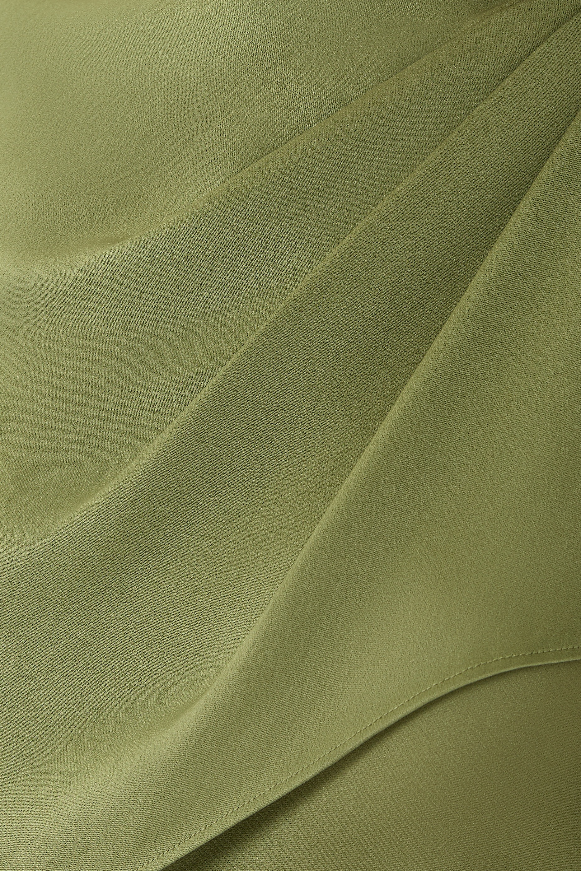 Izel Satin Cape Gown