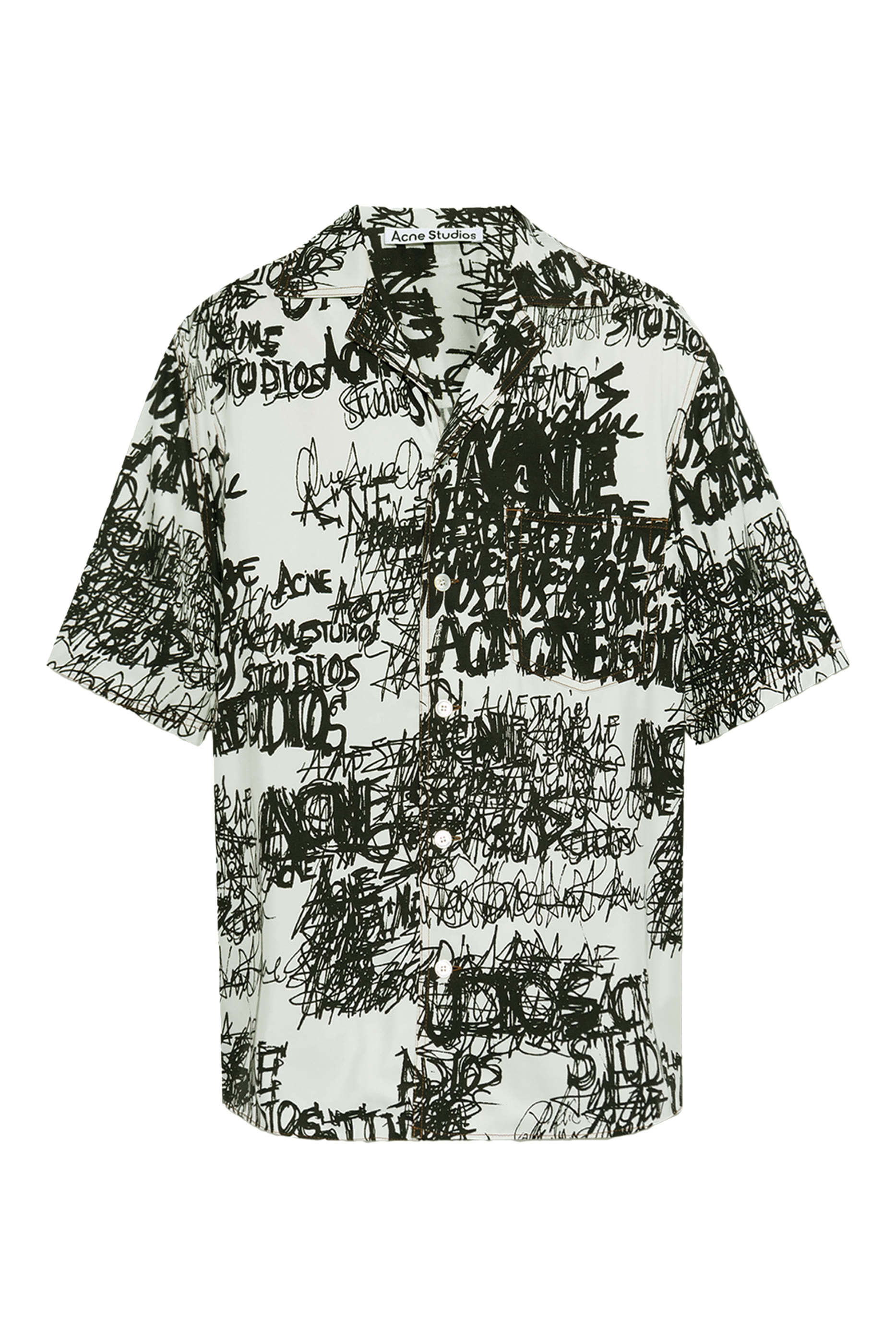 Printed Button-Up Shirt