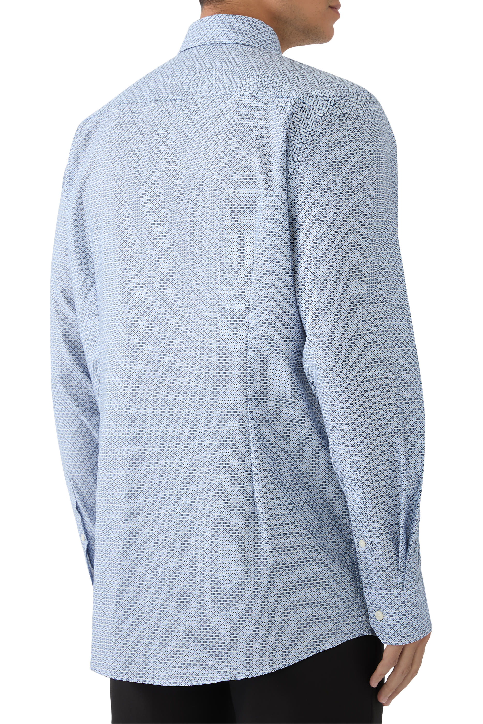 Geometric Signature Twill Shirt