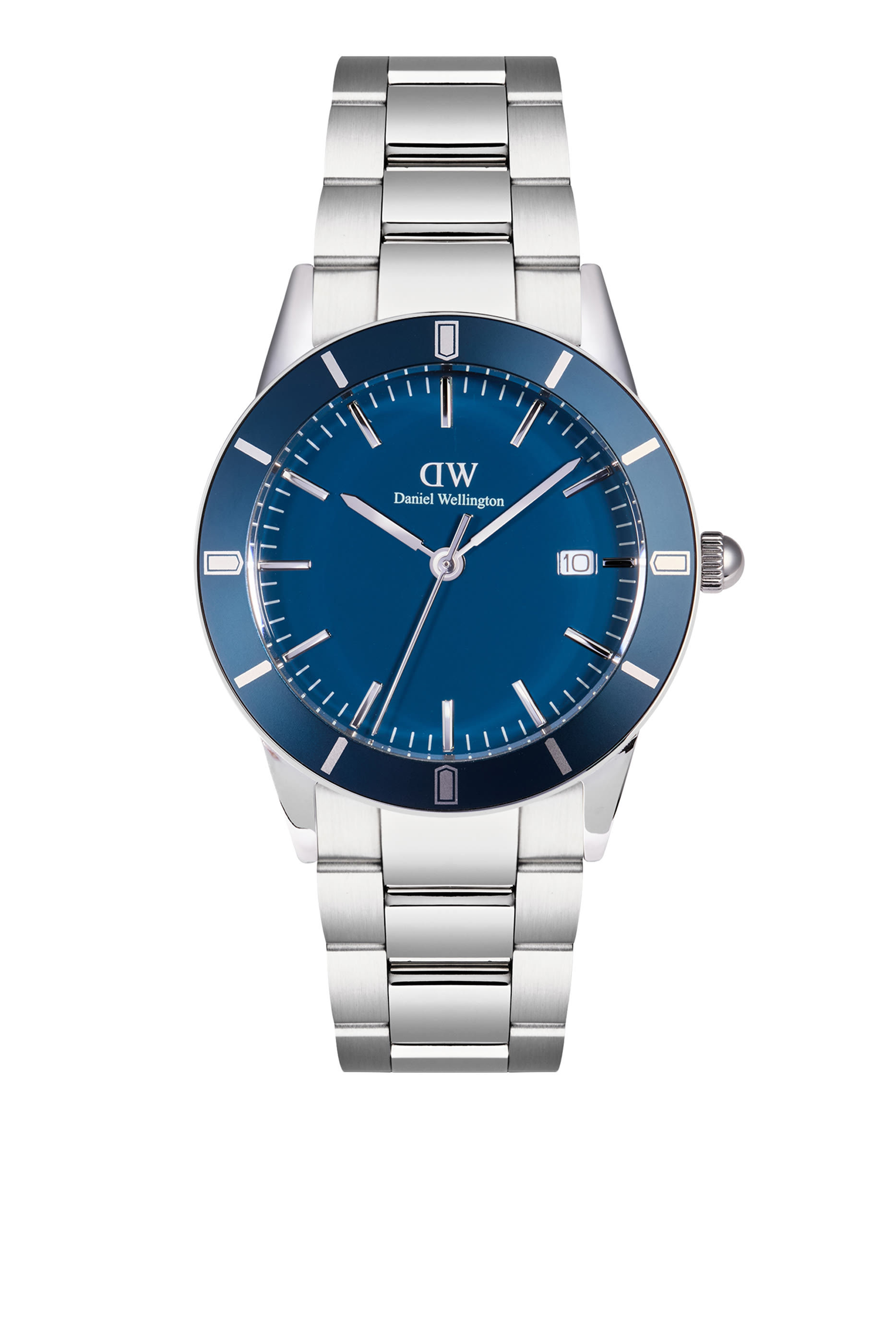 Iconic Paradigma Link Blue Enamel Watch