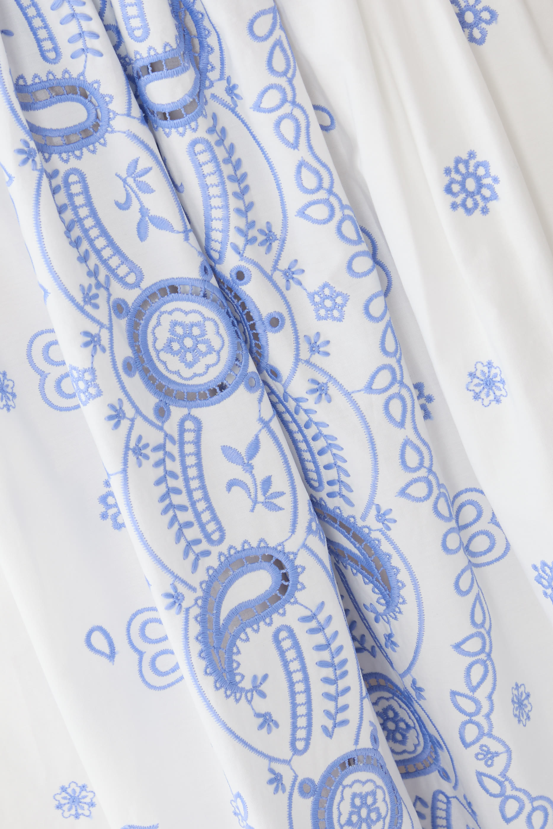 Embroidered Midi Skirt 