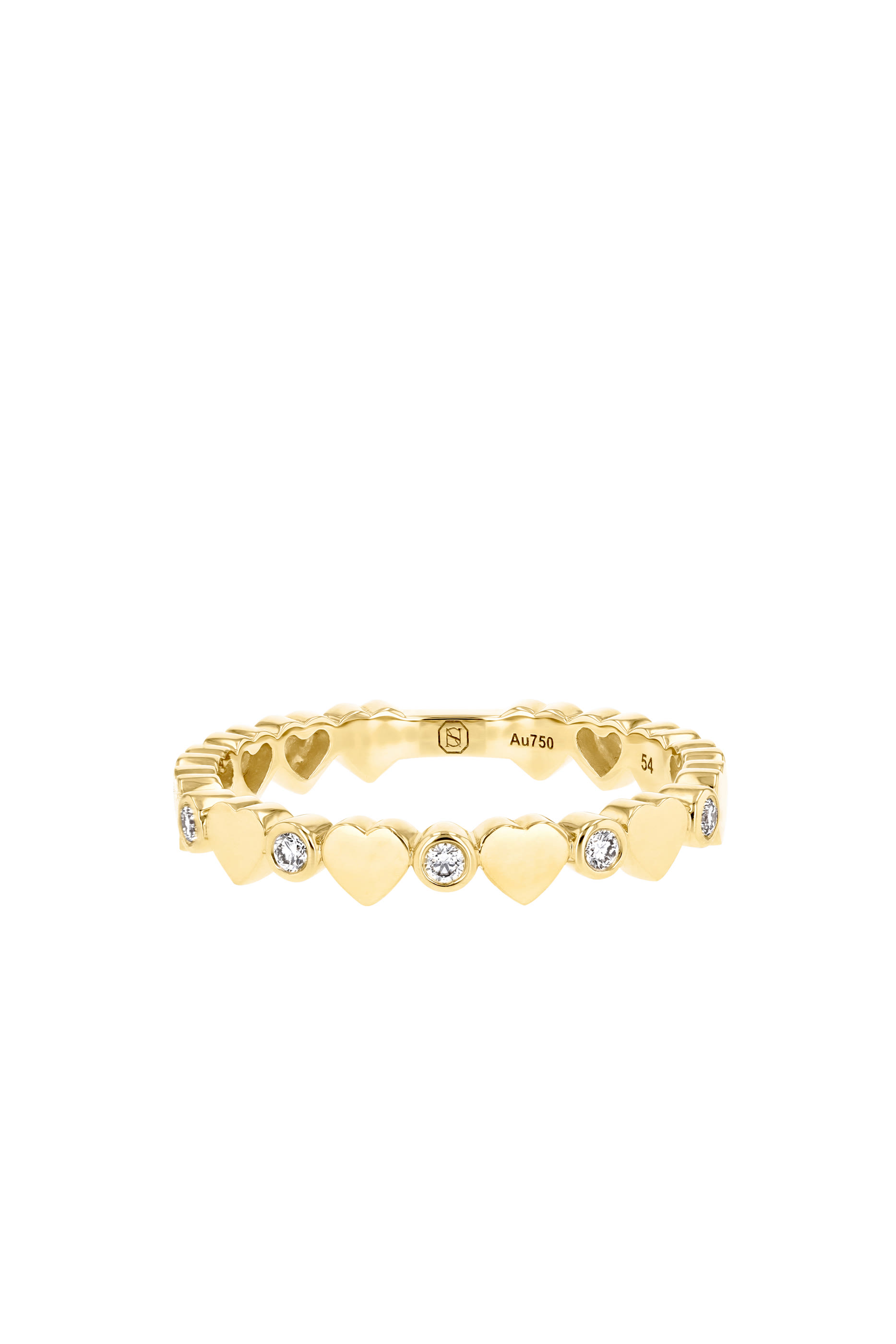 Love in Tokyo Ring,  18K Yellow Gold & Diamonds
