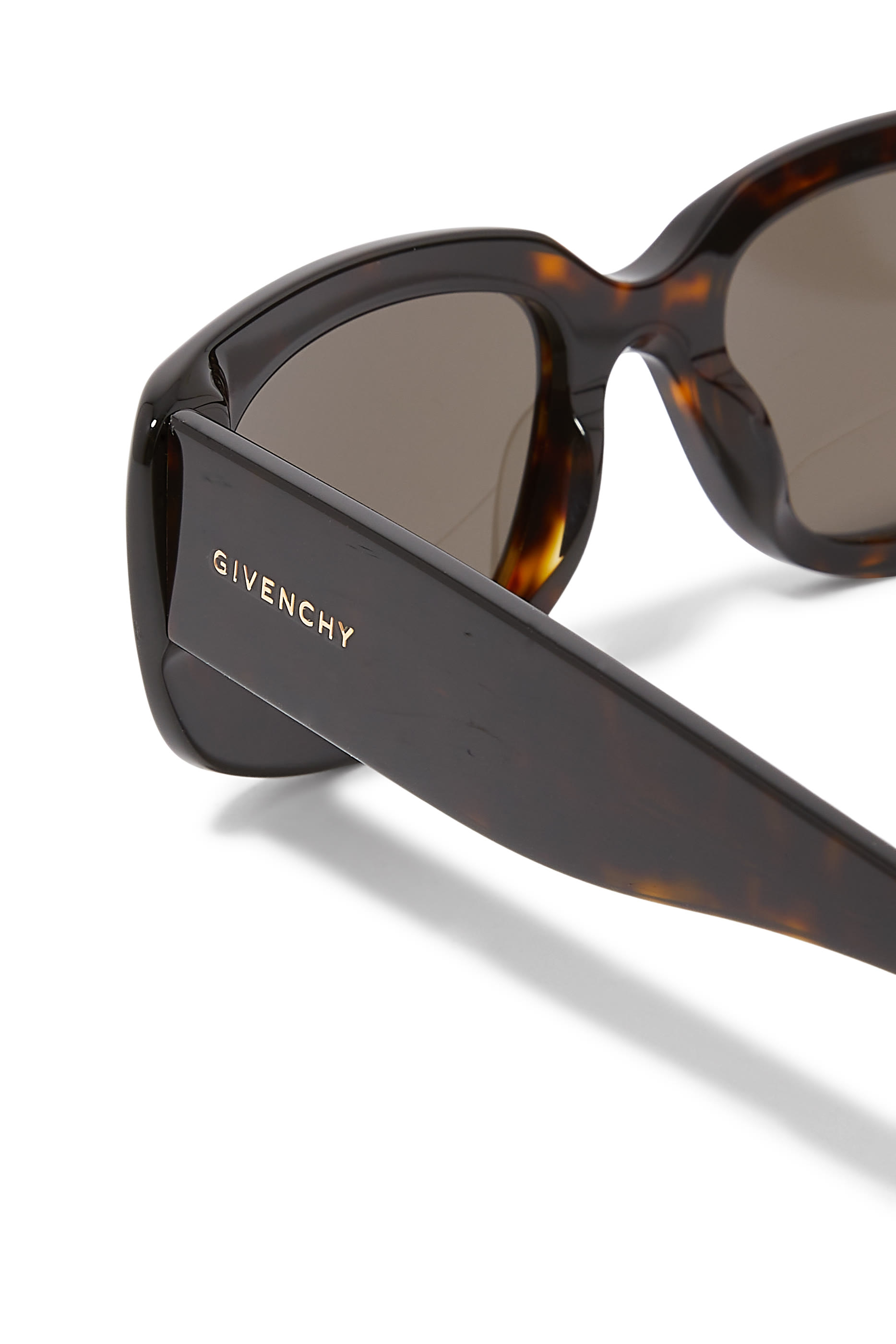  GV Day Havana Geometric Sunglasses