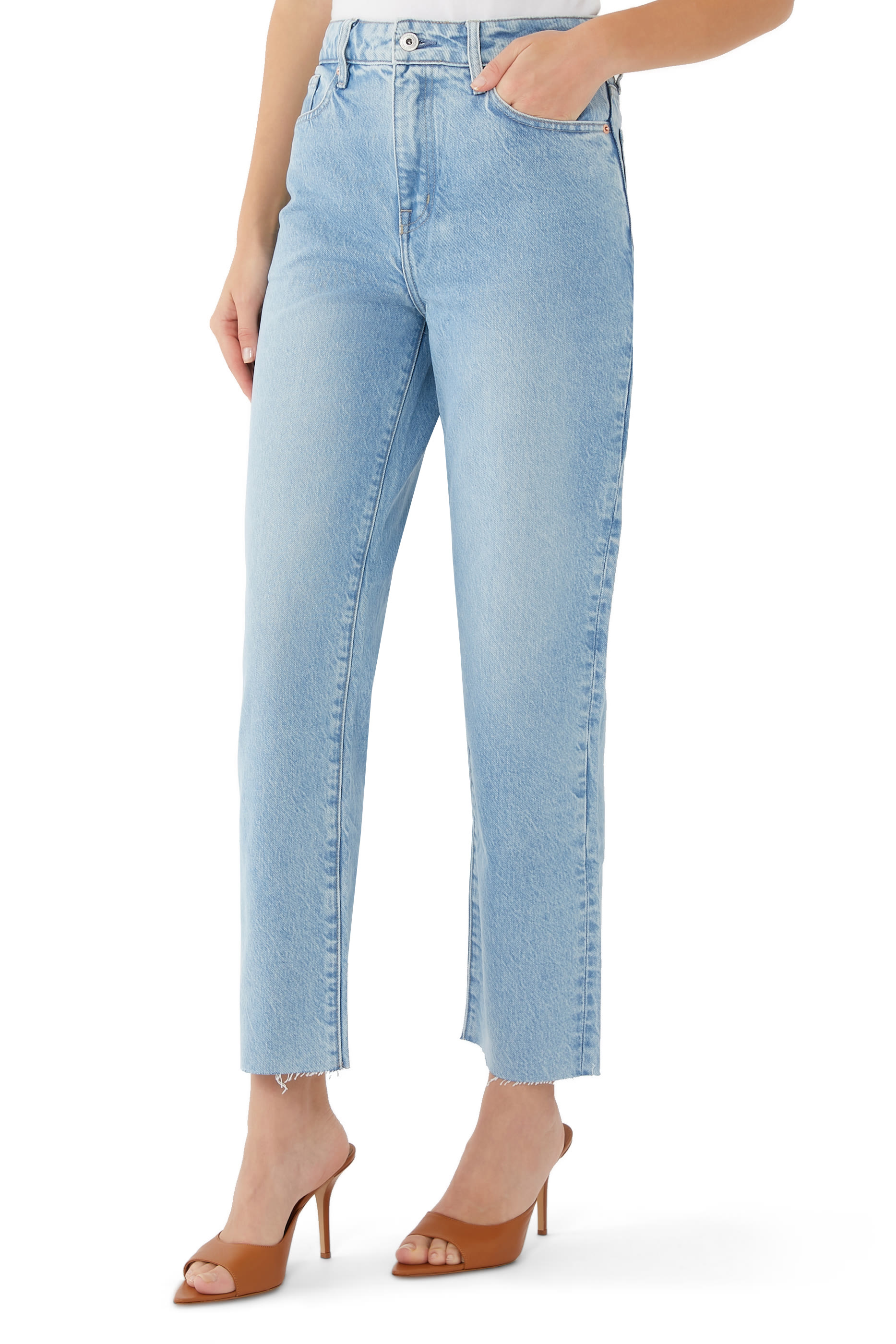 Zoe High-Rise Straight Jeans