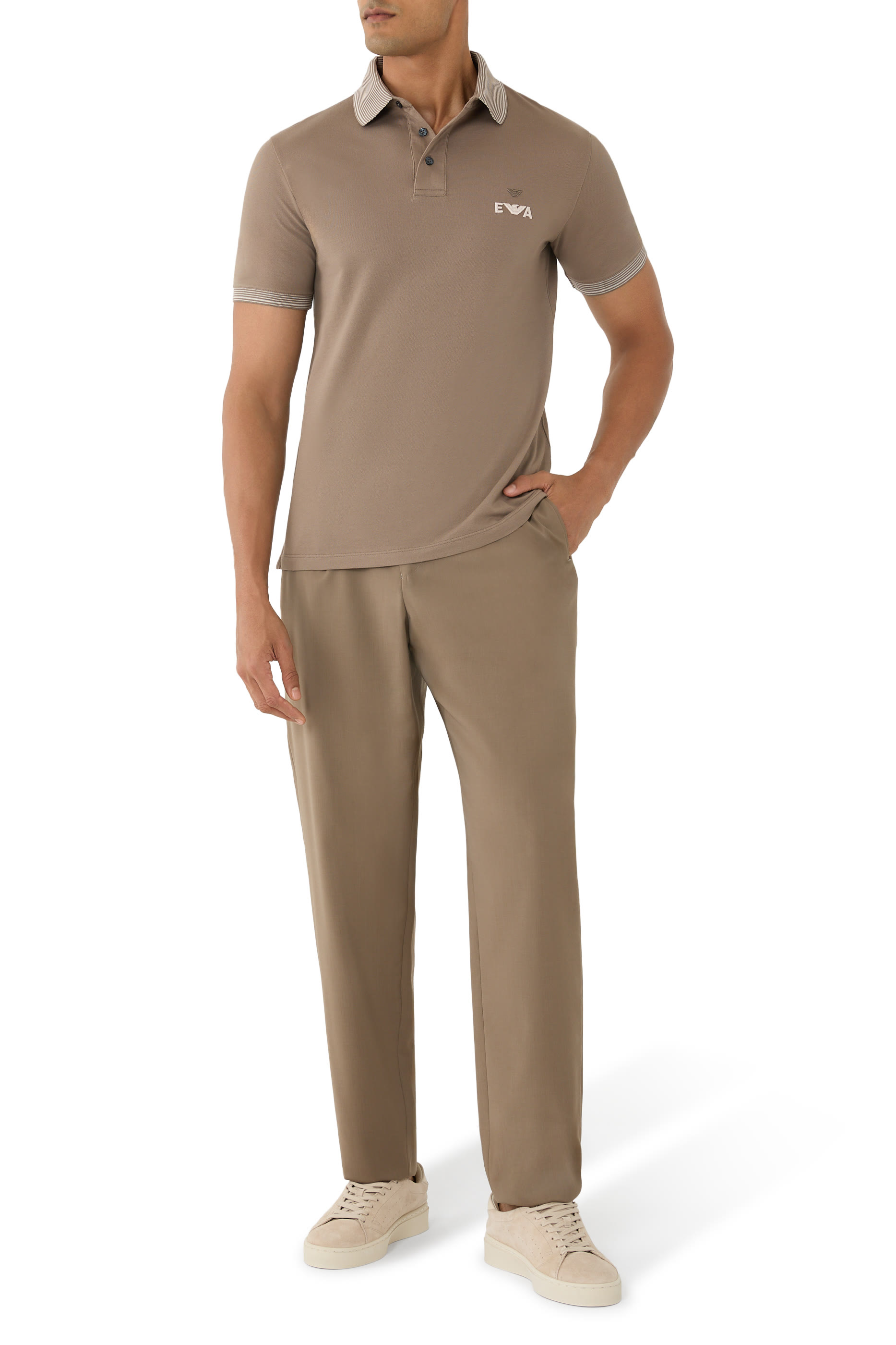 Slim-Fit Cropped Tropical Wool Trousers