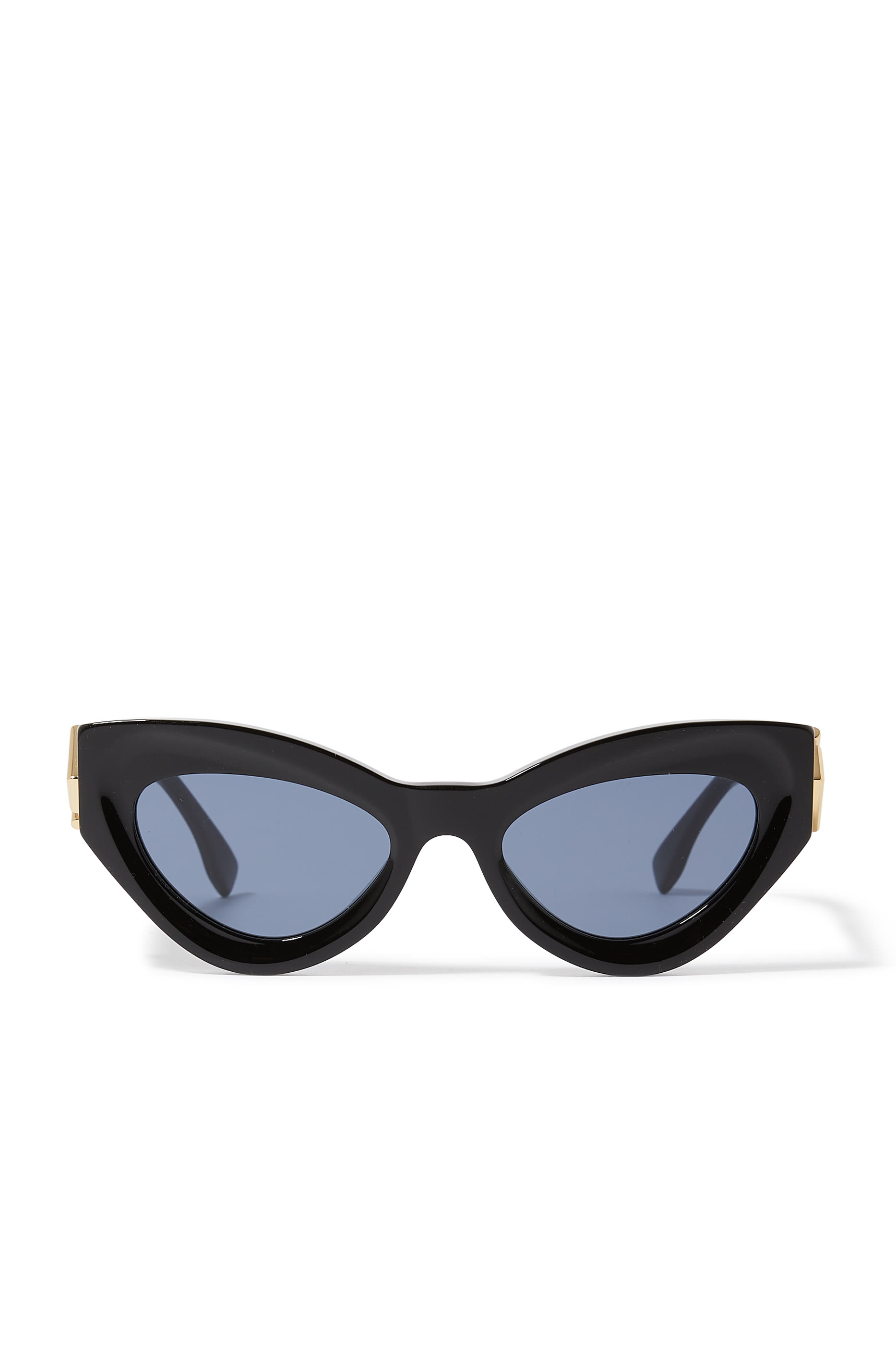 FF Diamonds Black Cat Eye Sunglasses