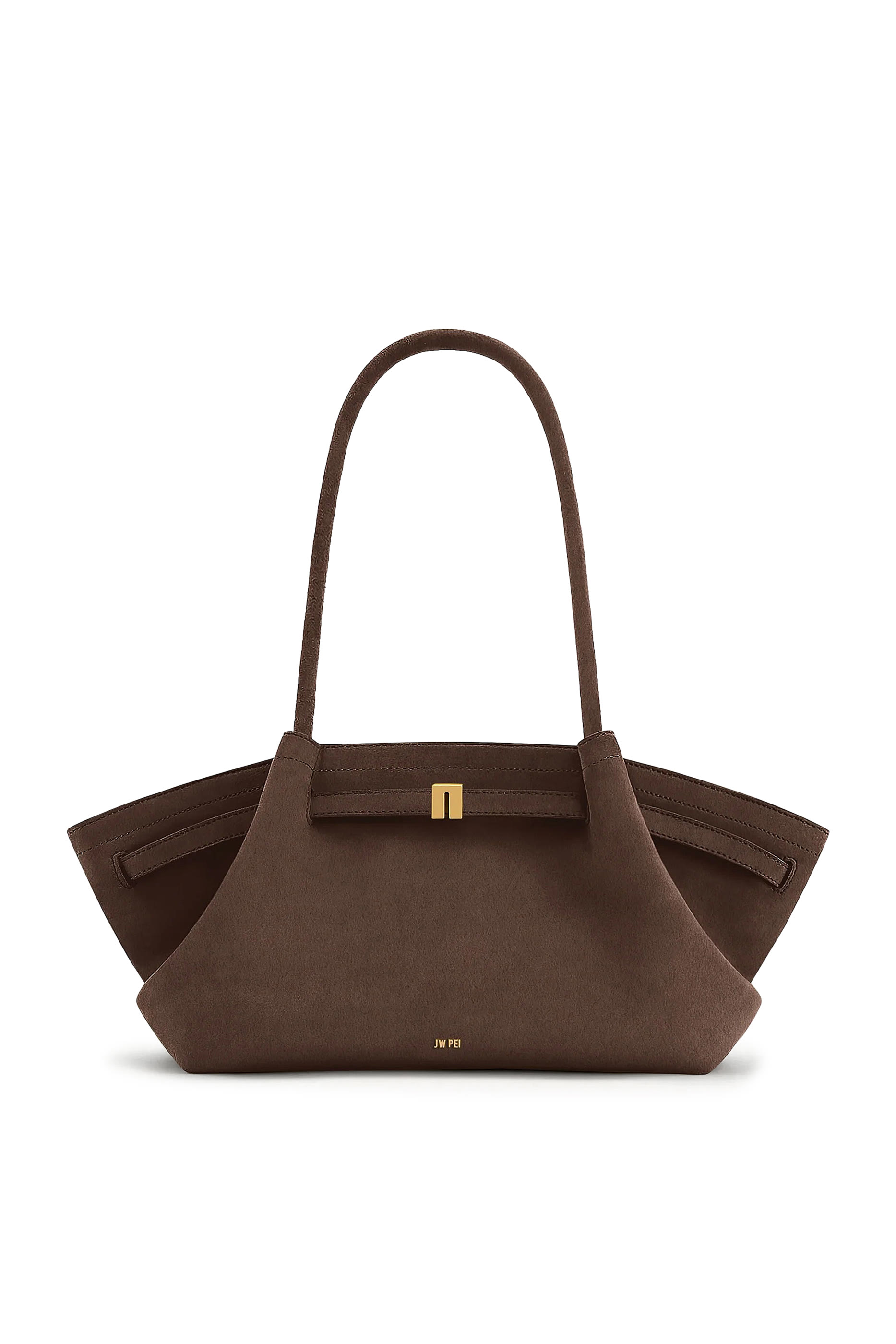 Hana Wide Faux Suede Tote Bag