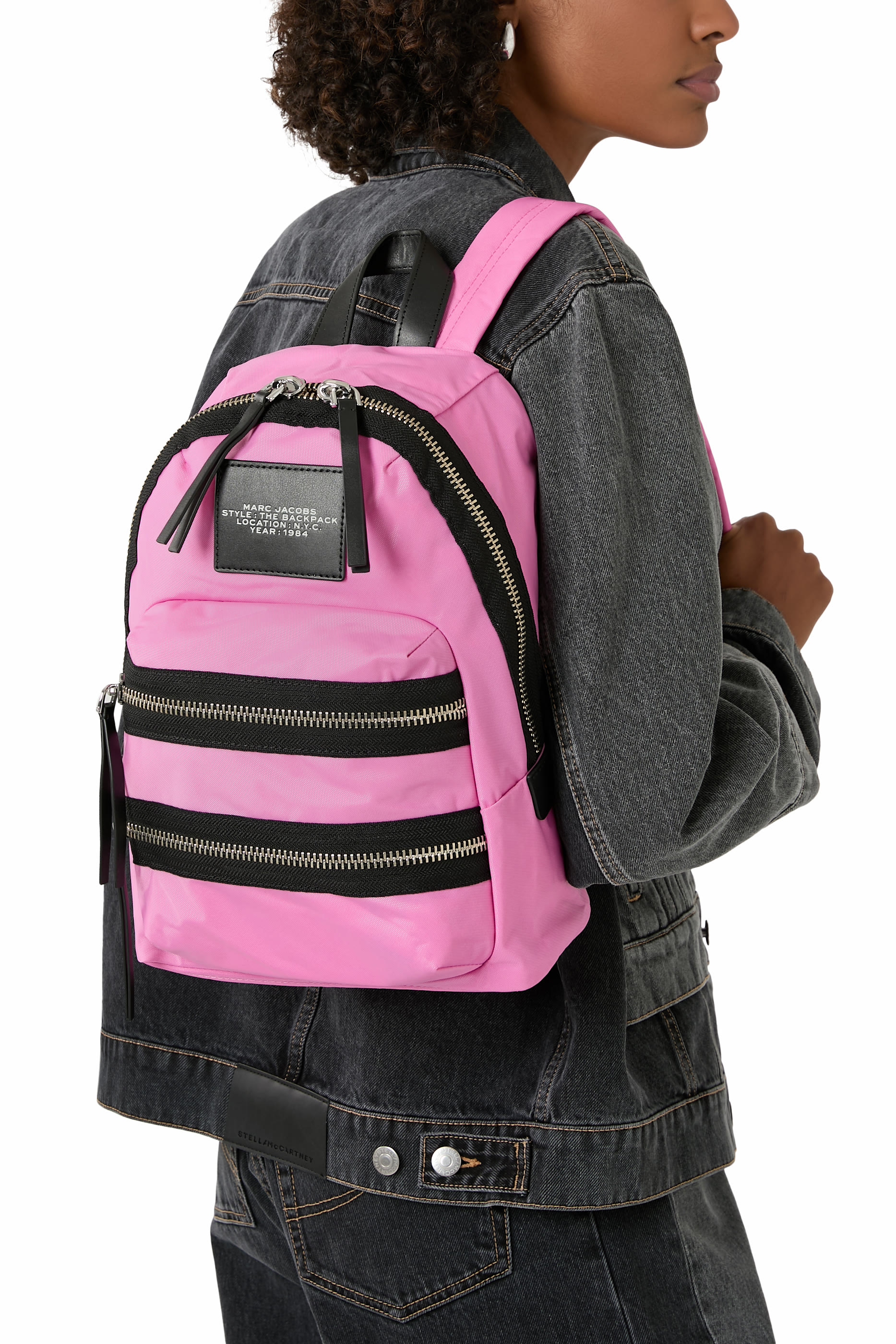  Biker Nylon Large Backpack 