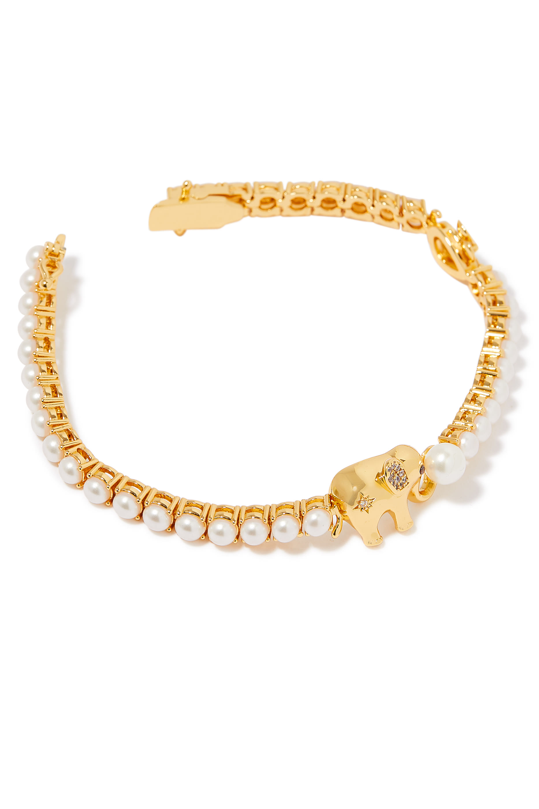 Winter Carnival Pearl Tennis Bracelet