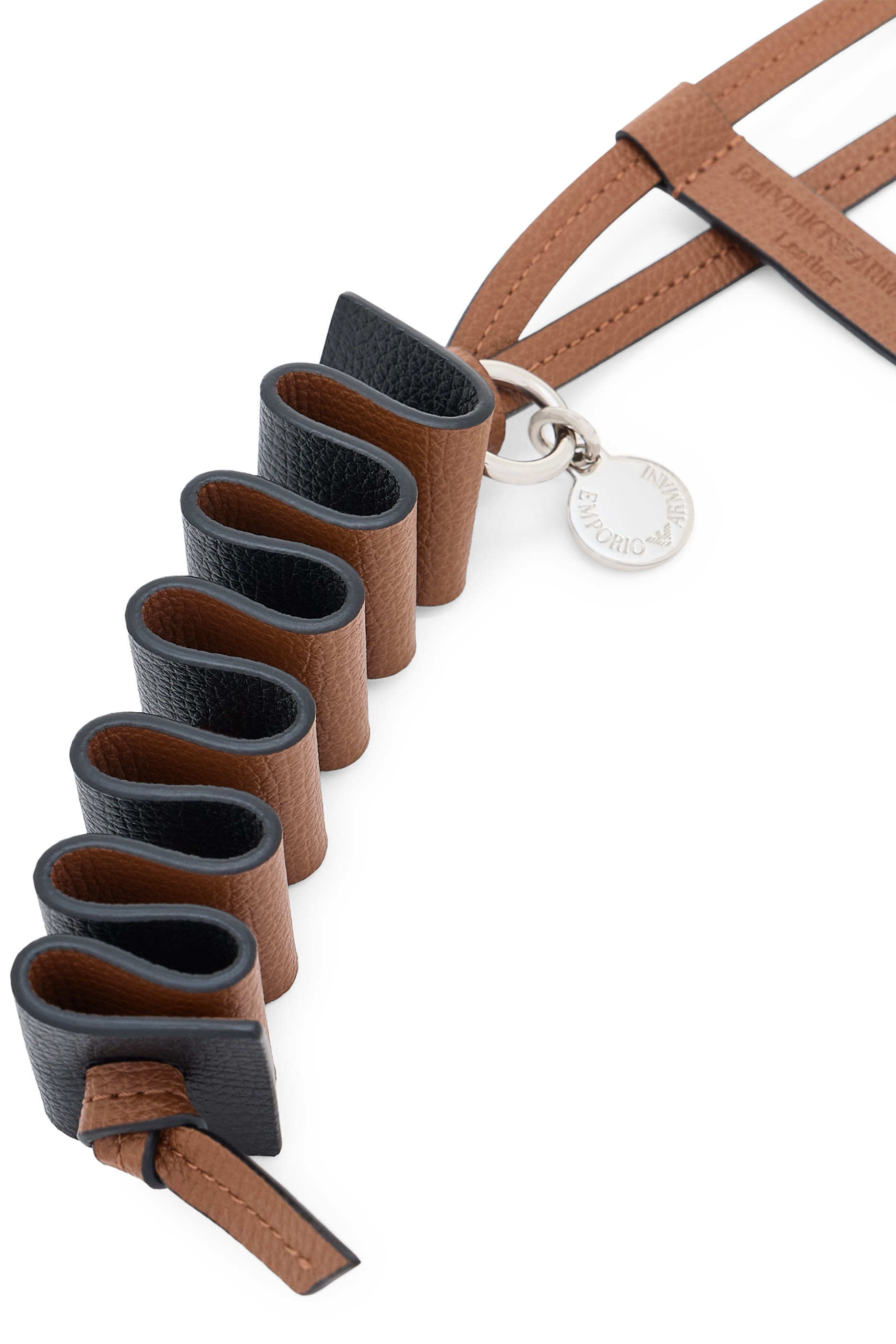 1981 Wave Keyring in Leather