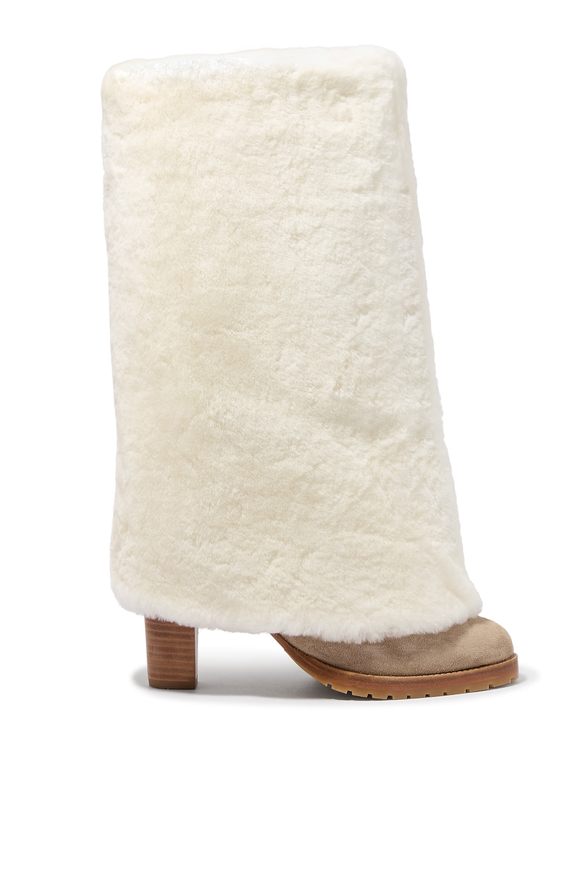 Merino Lambskin Heeled Boots 85