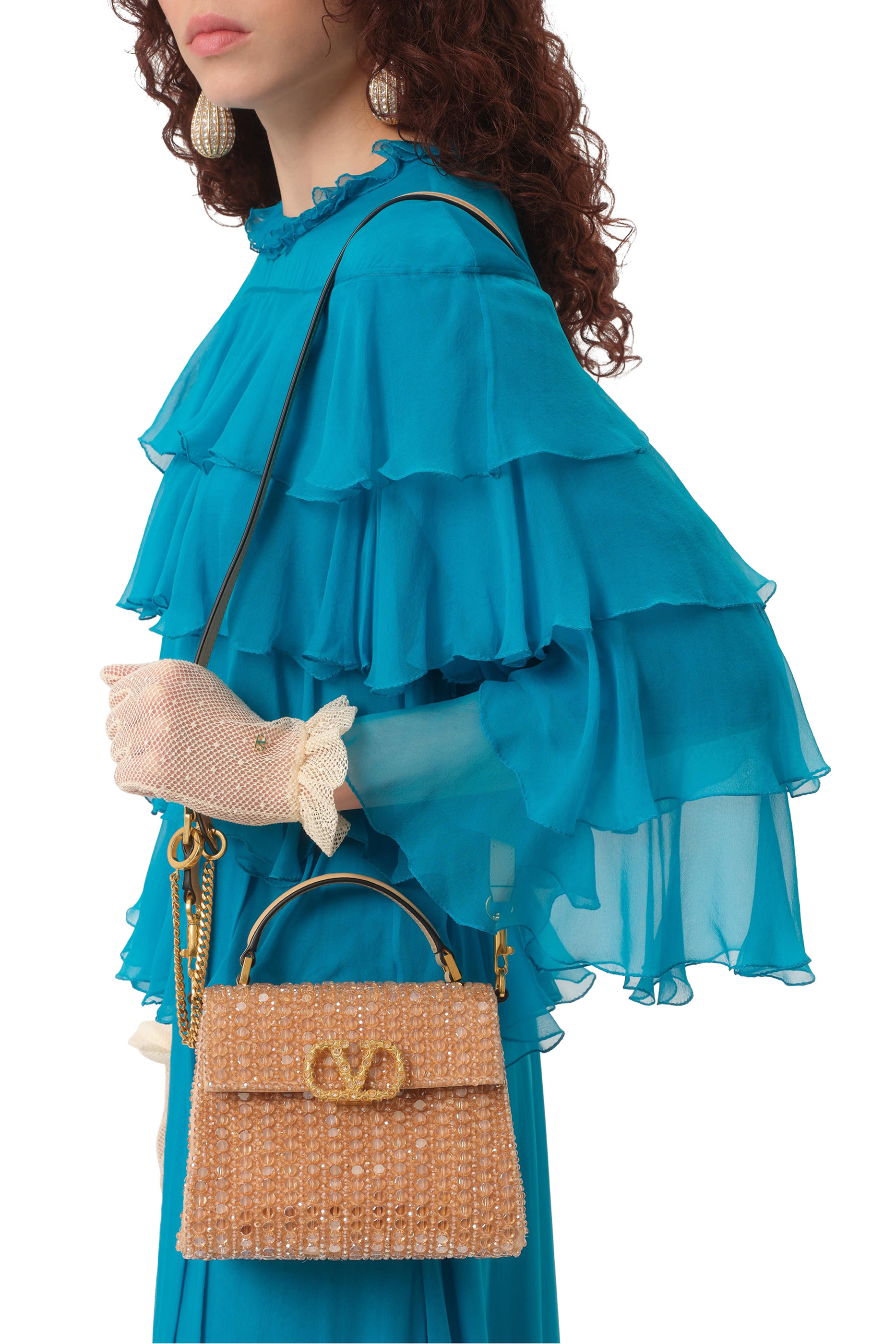 VSling Mini Embroidered Handbag